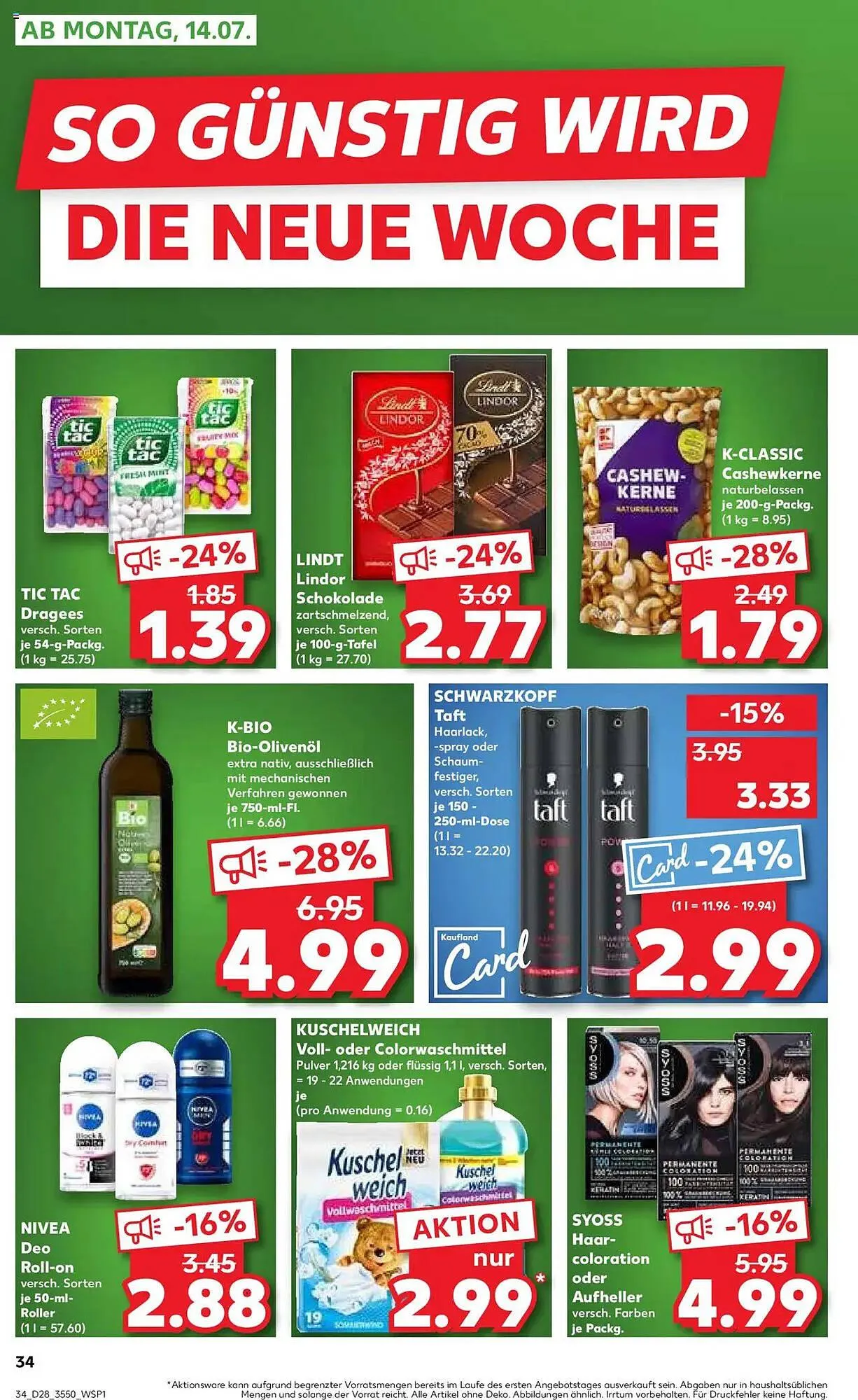 Kaufland Prospekt von 10. Juli bis 16. Juli 2025 - Prospekt seite 34
