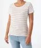 Gestreiftes Basic T-Shirt