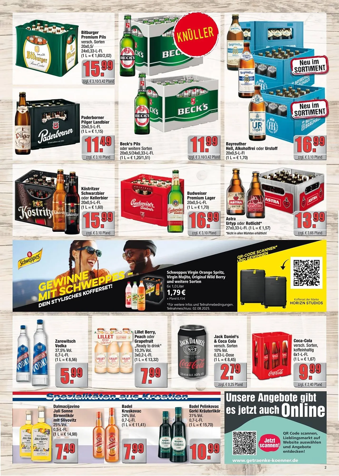 alldrink Prospekt von 21. Juli bis 3. August 2025 - Prospekt seite 2