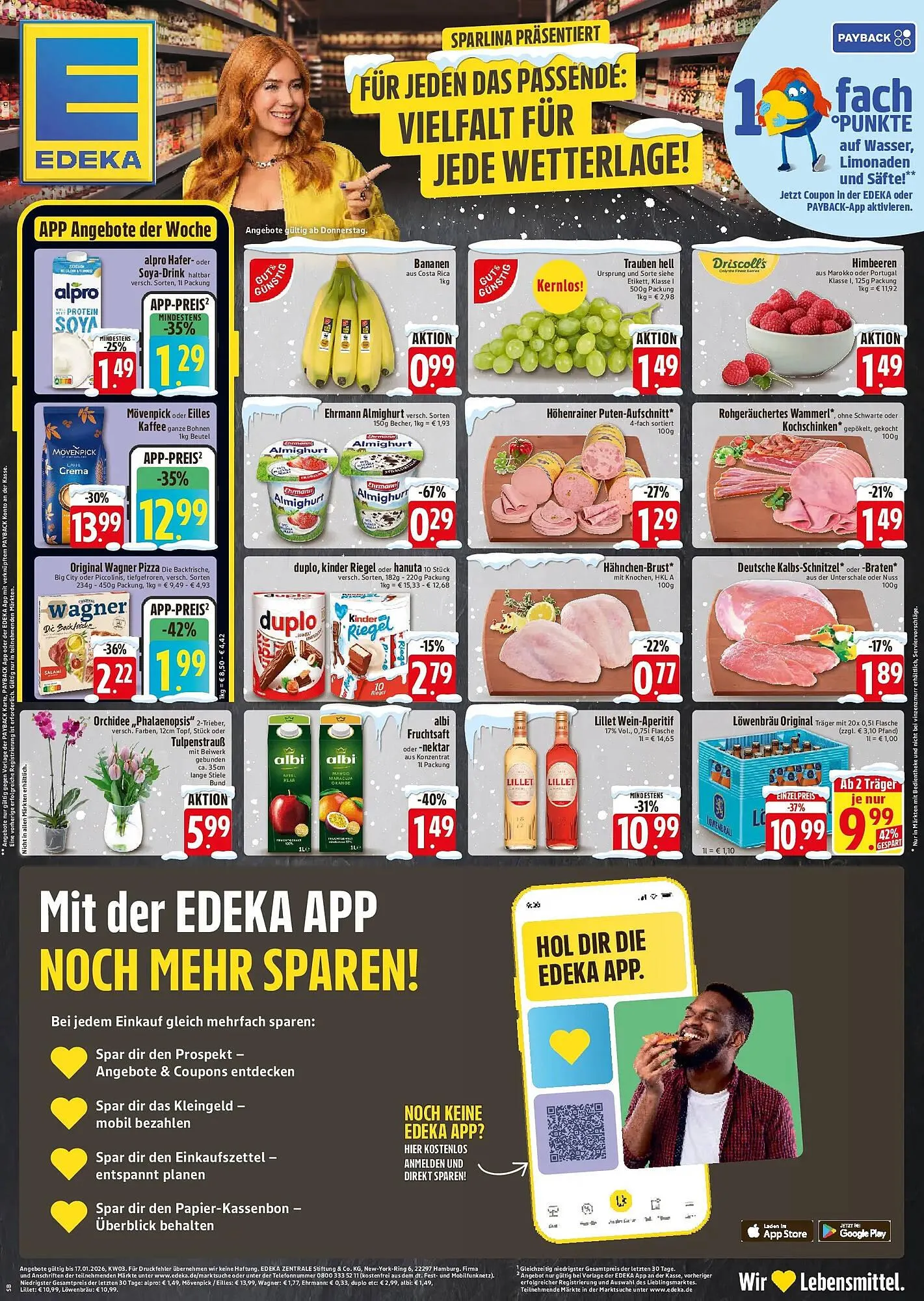 Edeka Prospekt von 14. Januar bis 17. Januar 2026 - Prospekt seite 1