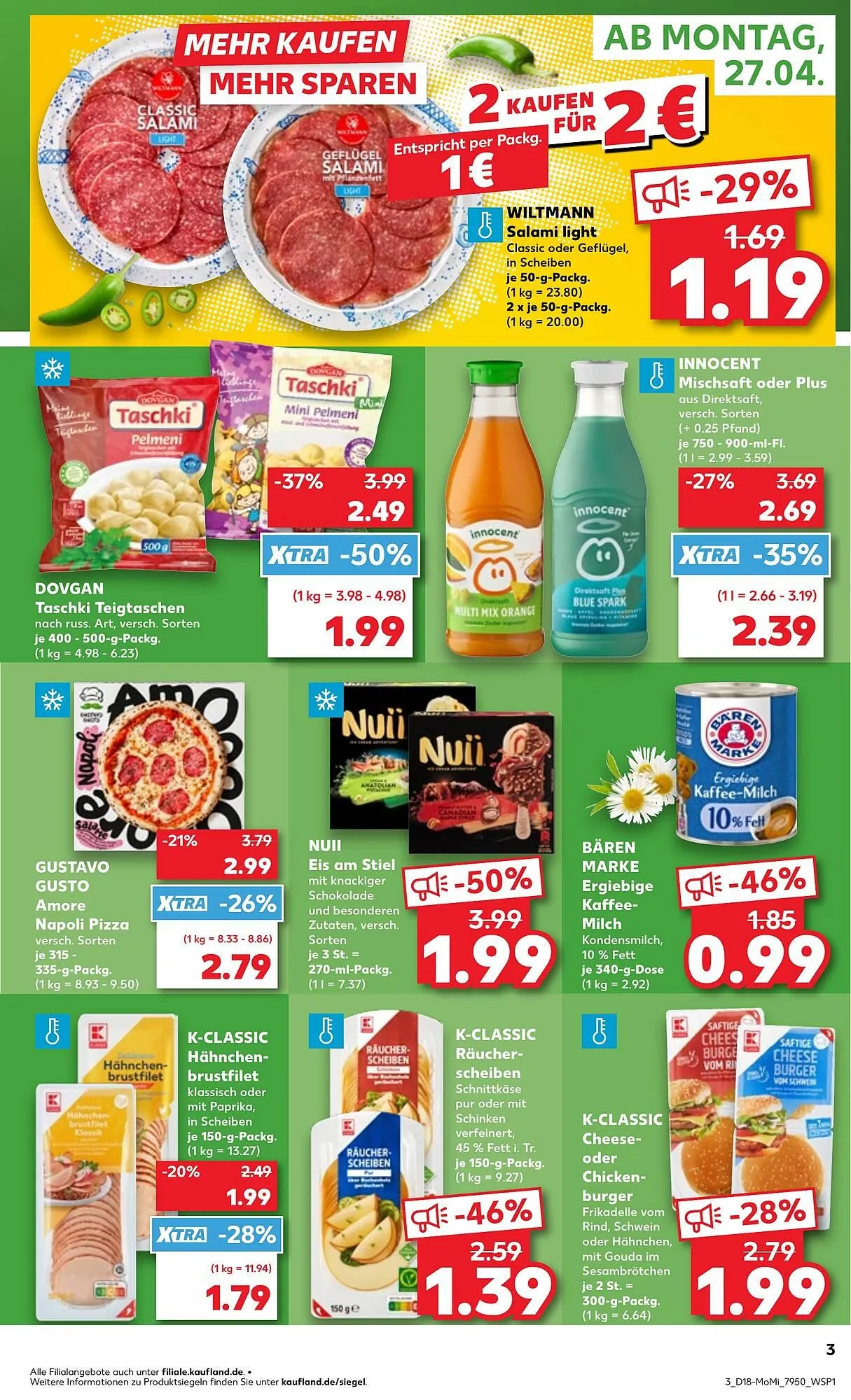 Kaufland Prospekt von 27. April bis 29. April 2026 - Prospekt seite 3
