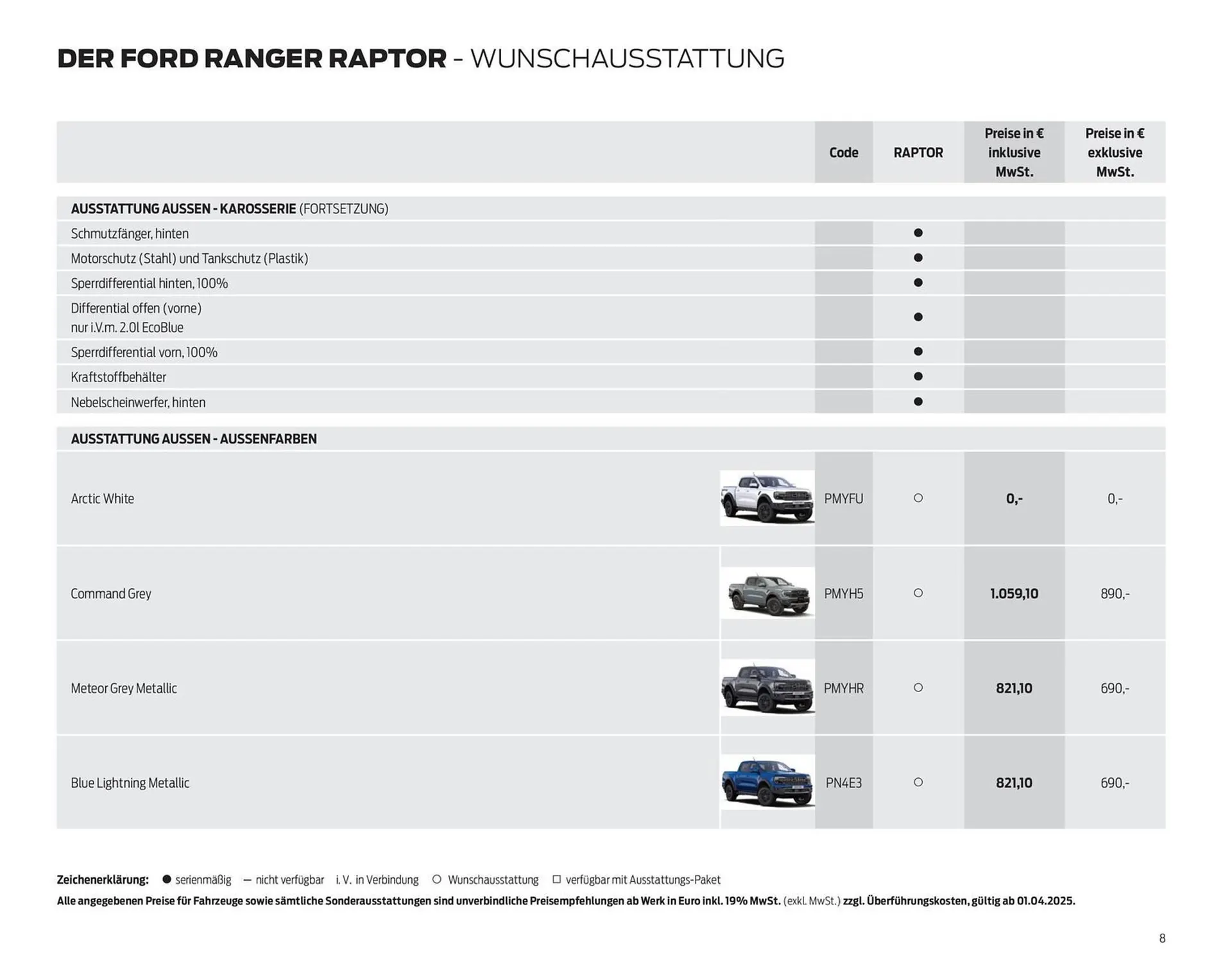 Ford Prospekt von 25. März bis 8. April 2026 - Prospekt seite 8