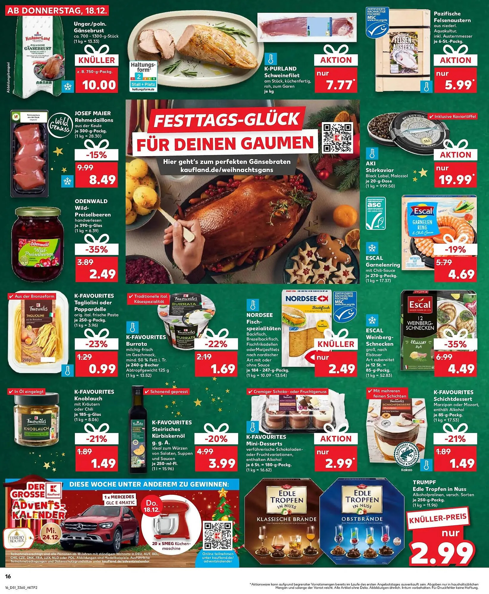 Kaufland Prospekt von 21. Dezember bis 24. Dezember 2025 - Prospekt seite 16