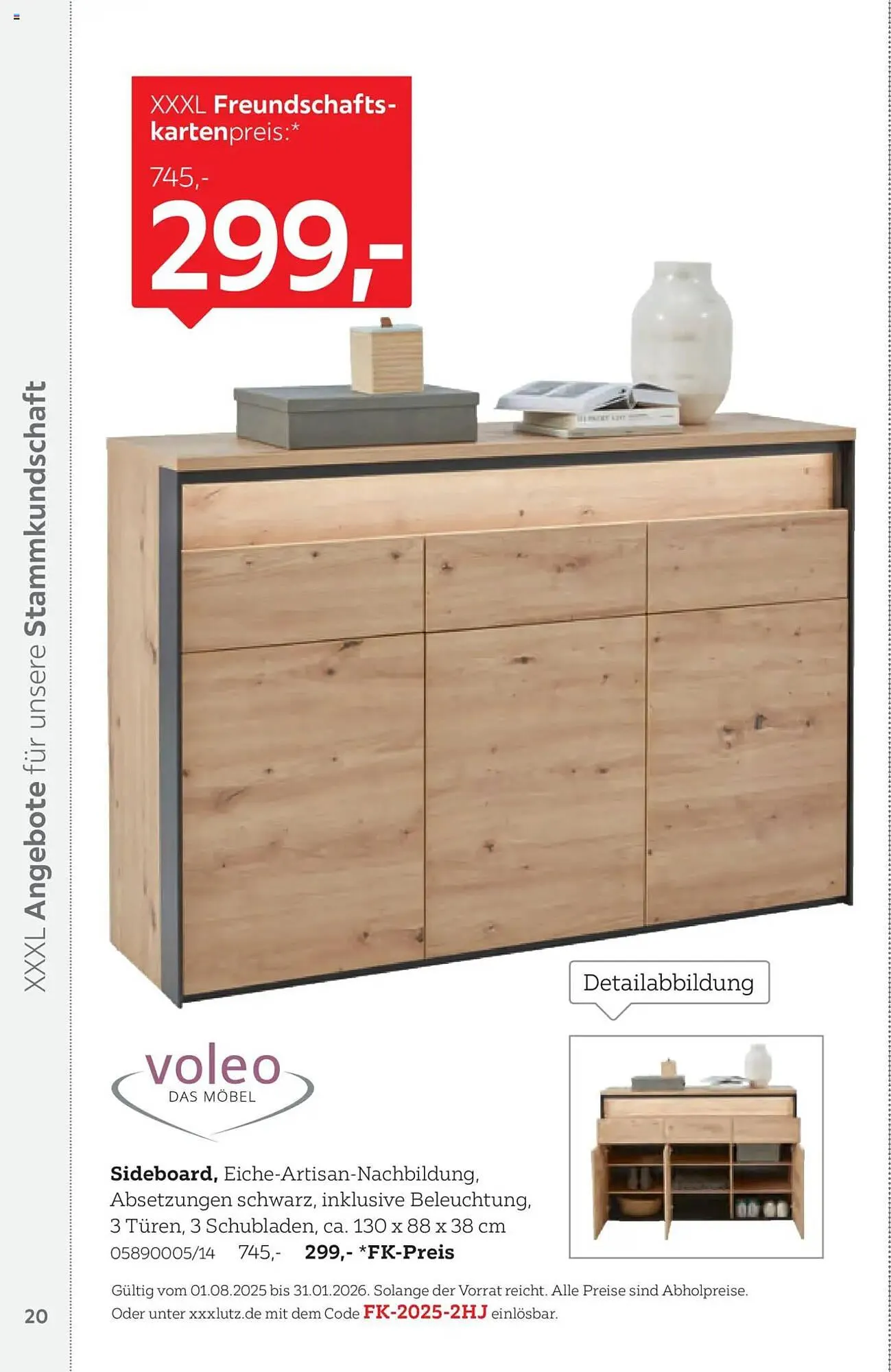 XXXLutz Prospekt von 1. August bis 31. Januar 2026 - Prospekt seite 20