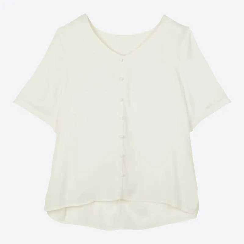 Damen-Bluse mit V-Ausschnitt