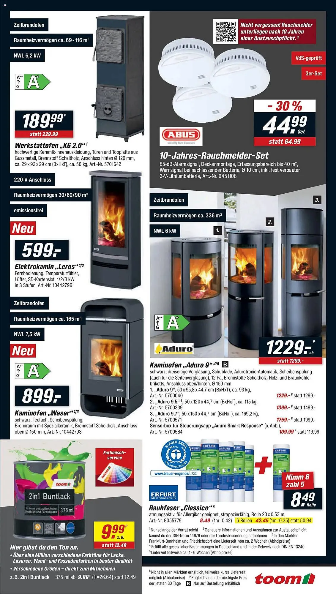 Toom Baumarkt Prospekt von 22. November bis 28. November 2025 - Prospekt seite 9