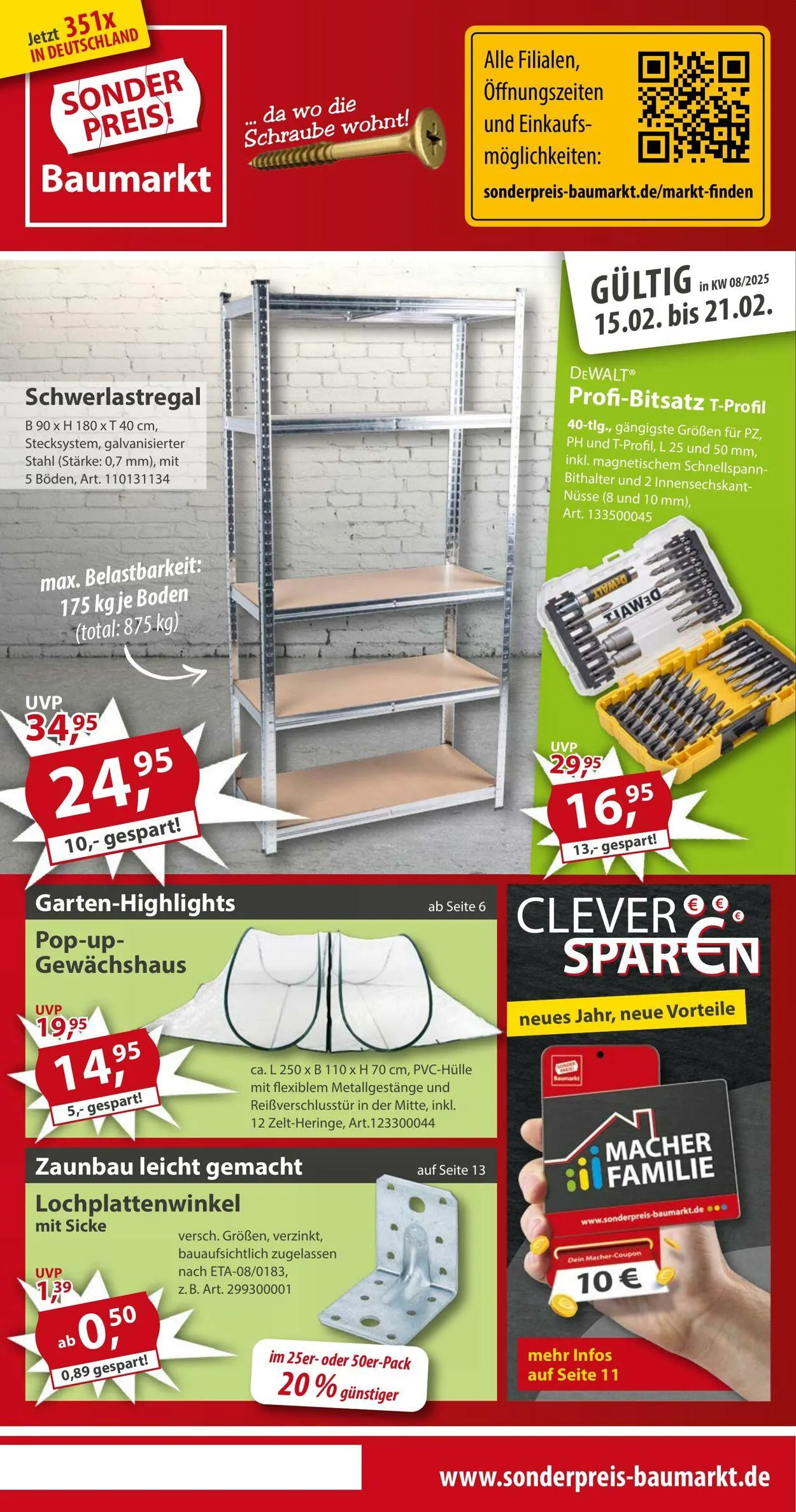 Sonderpreis Baumarkt Aktueller Prospekt - 1