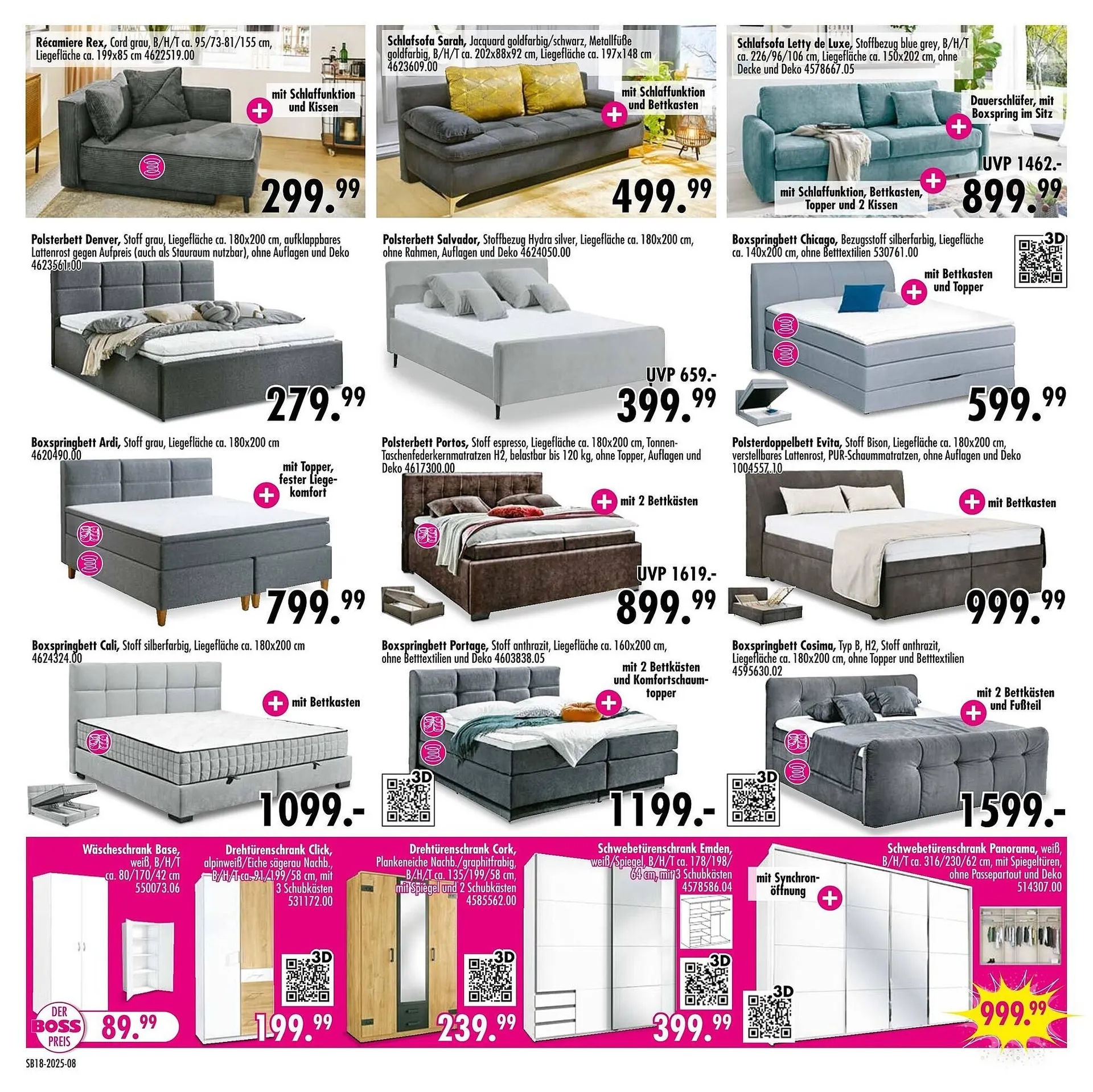 Möbel Boss Prospekt von 28. April bis 4. Mai 2025 - Prospekt seite 8