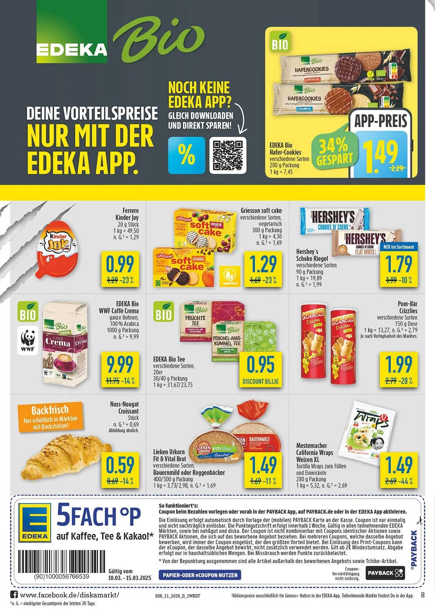 diska Prospekt von 10. März bis 15. März 2025 - Prospekt seite 8