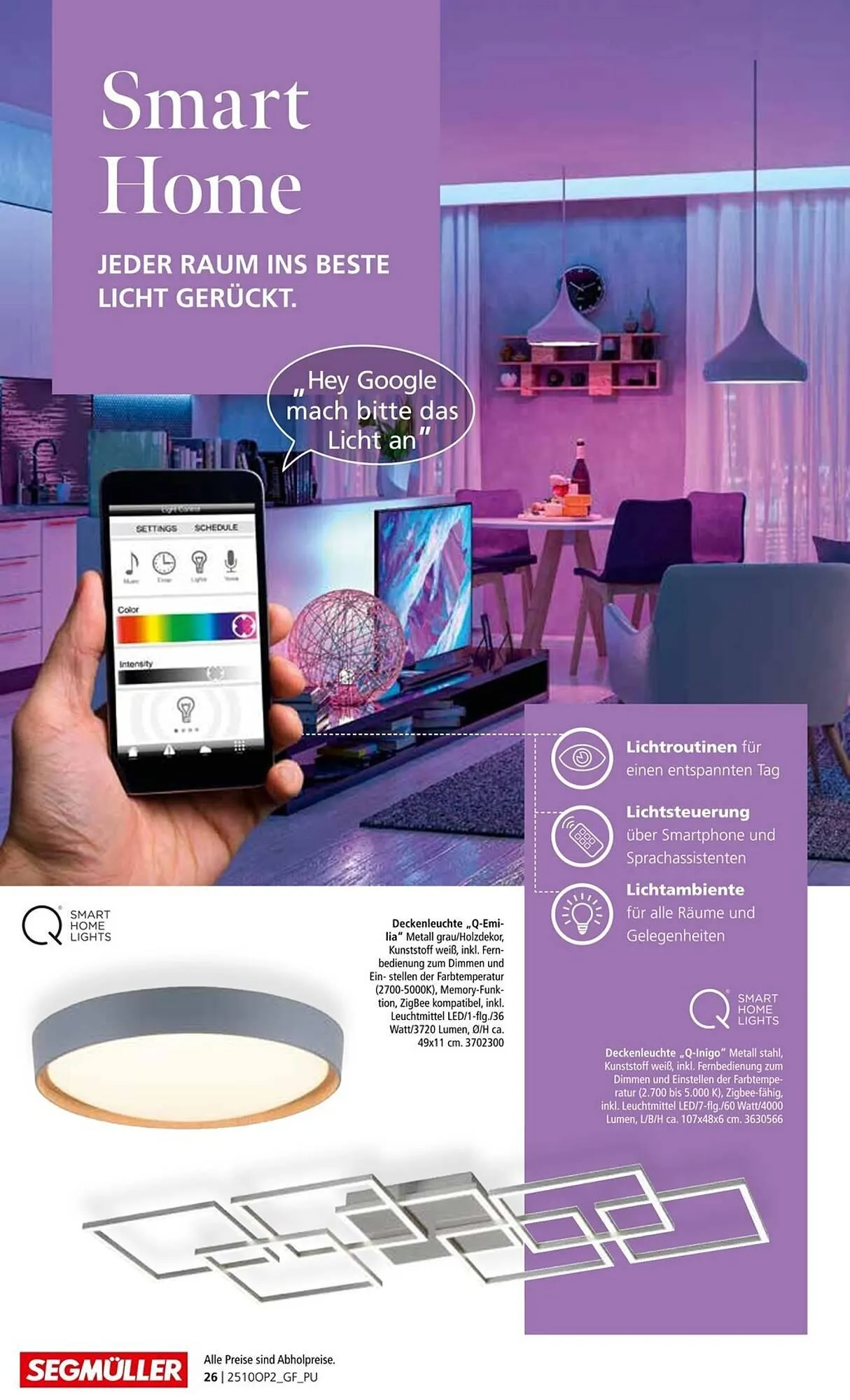 Segmüller Prospekt von 29. September bis 4. Januar 2026 - Prospekt seite 26