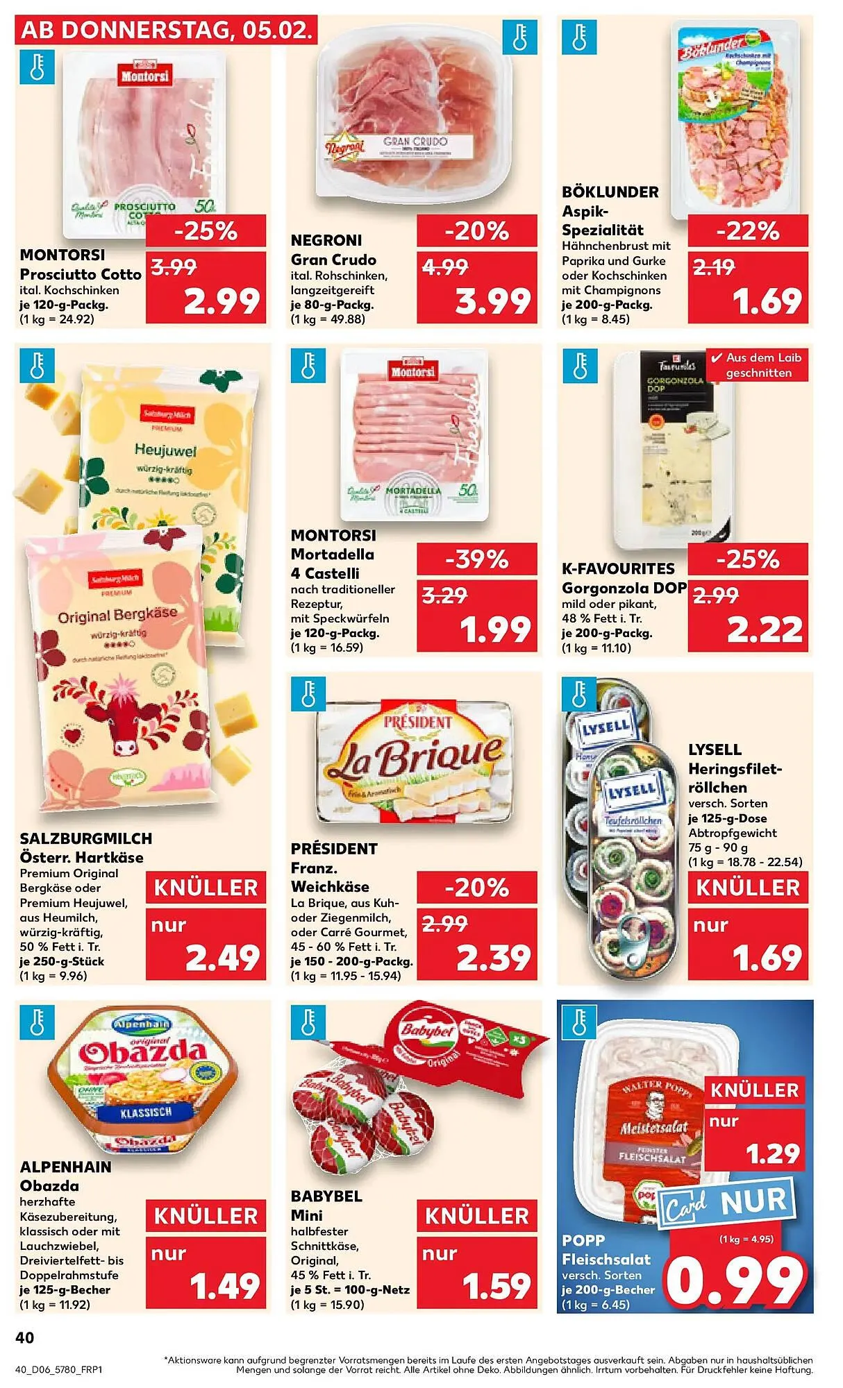 Kaufland Prospekt von 8. Februar bis 11. Februar 2026 - Prospekt seite 40