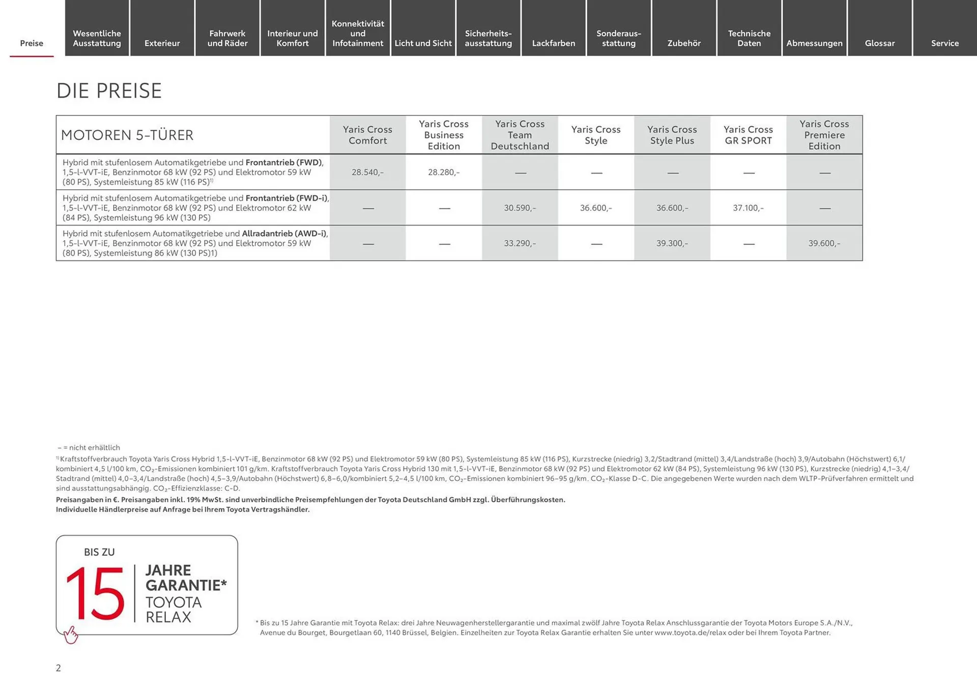 Toyota Prospekt von 6. April bis 6. April 2025 - Prospekt seite 2