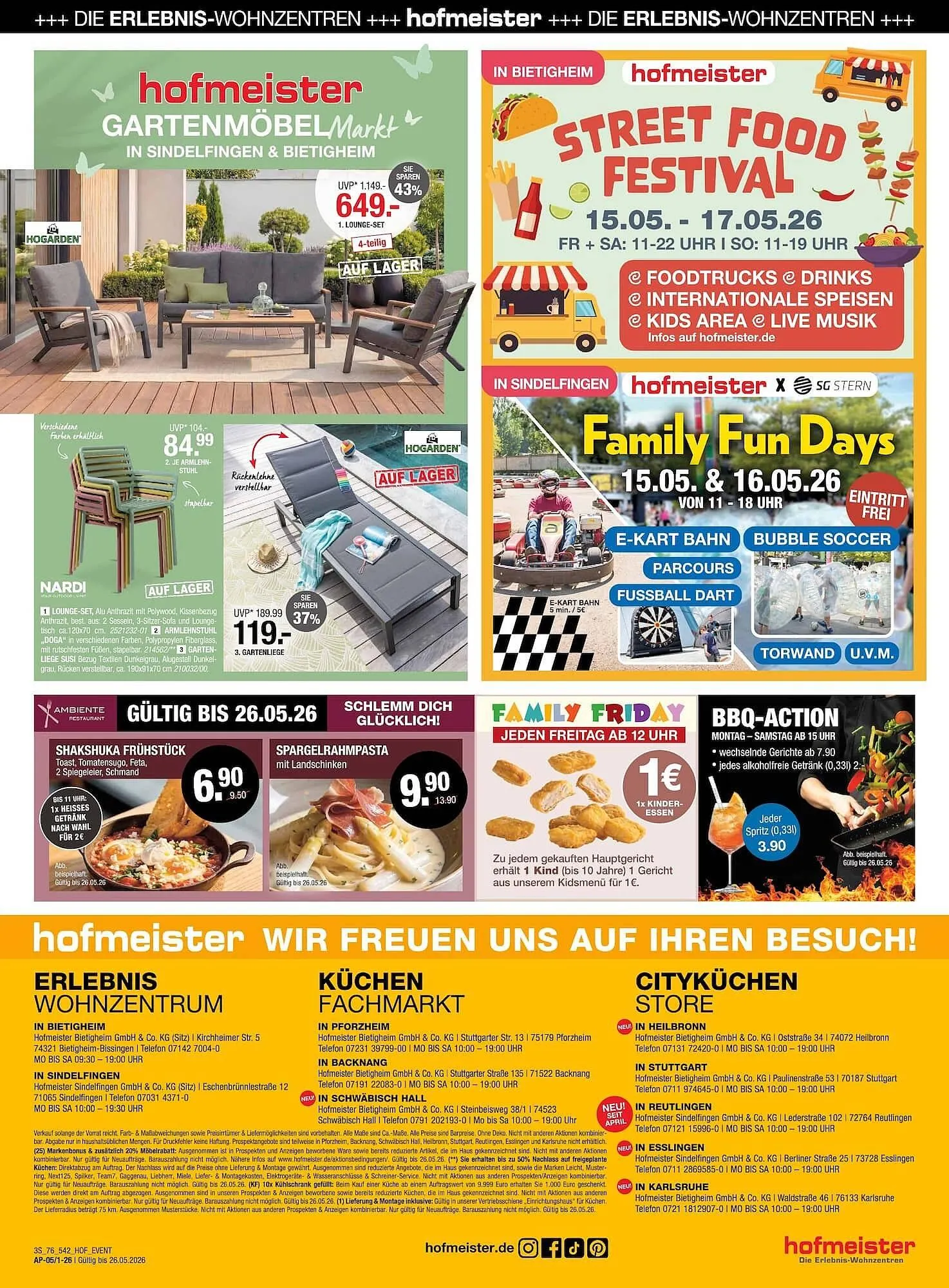 Hofmeister Prospekt von 4. Mai bis 26. Mai 2026 - Prospekt seite 12