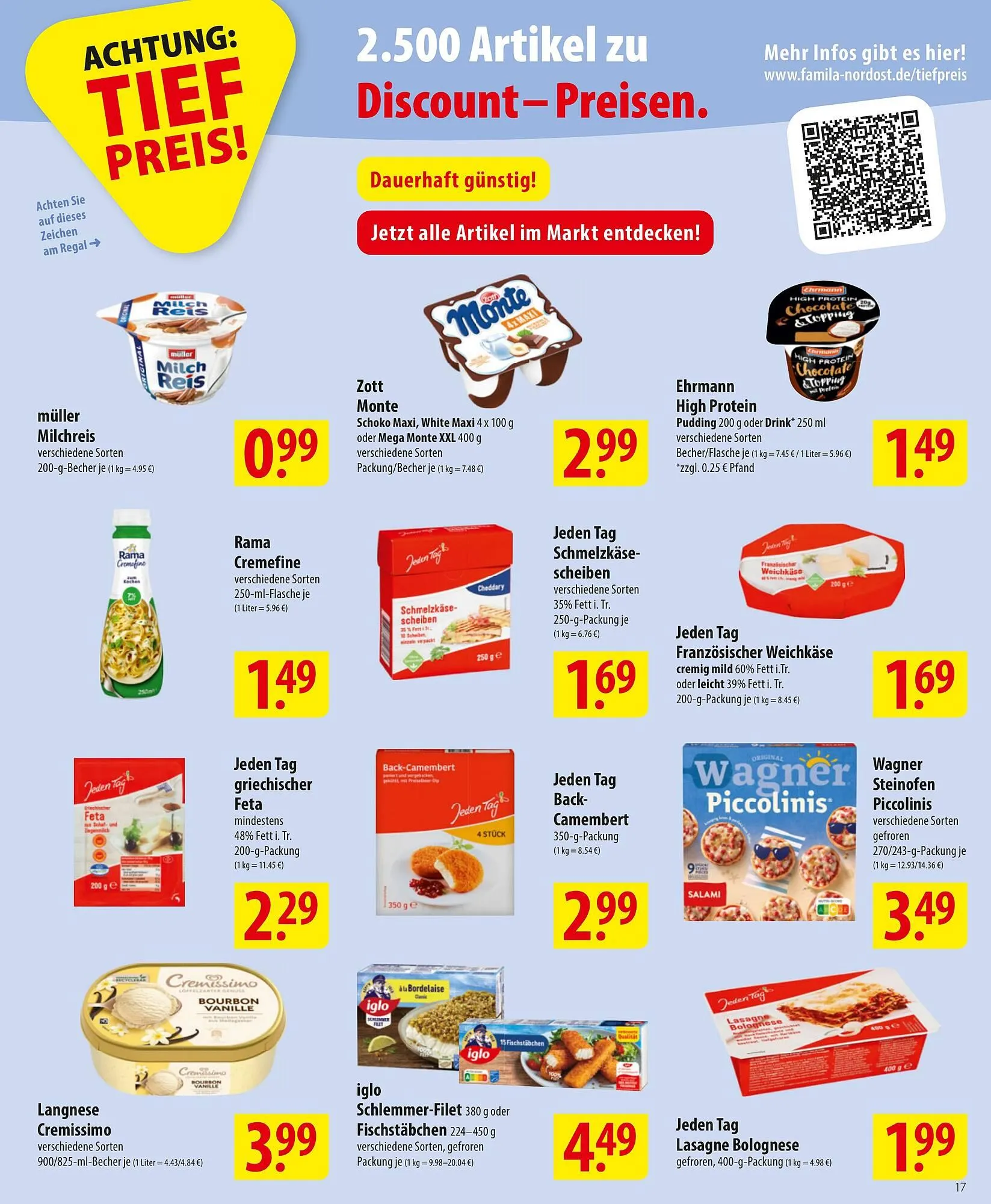 Famila Nord Ost Prospekt von 26. Januar bis 31. Januar 2026 - Prospekt seite 17