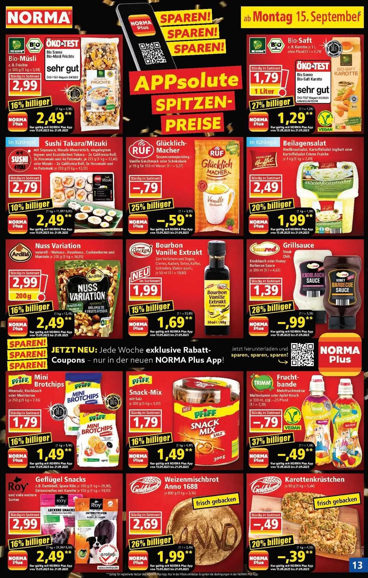 Norma Prospekt von 15. September bis 21. September 2025 - Prospekt seite 13