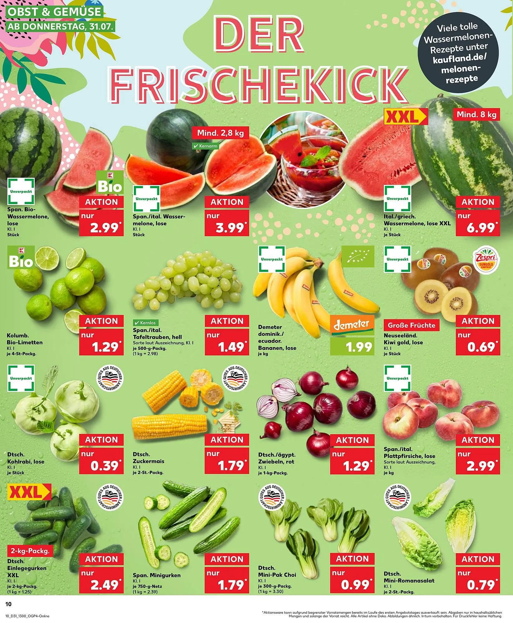 Kaufland Prospekt von 31. Juli bis 6. August 2025 - Prospekt seite 10