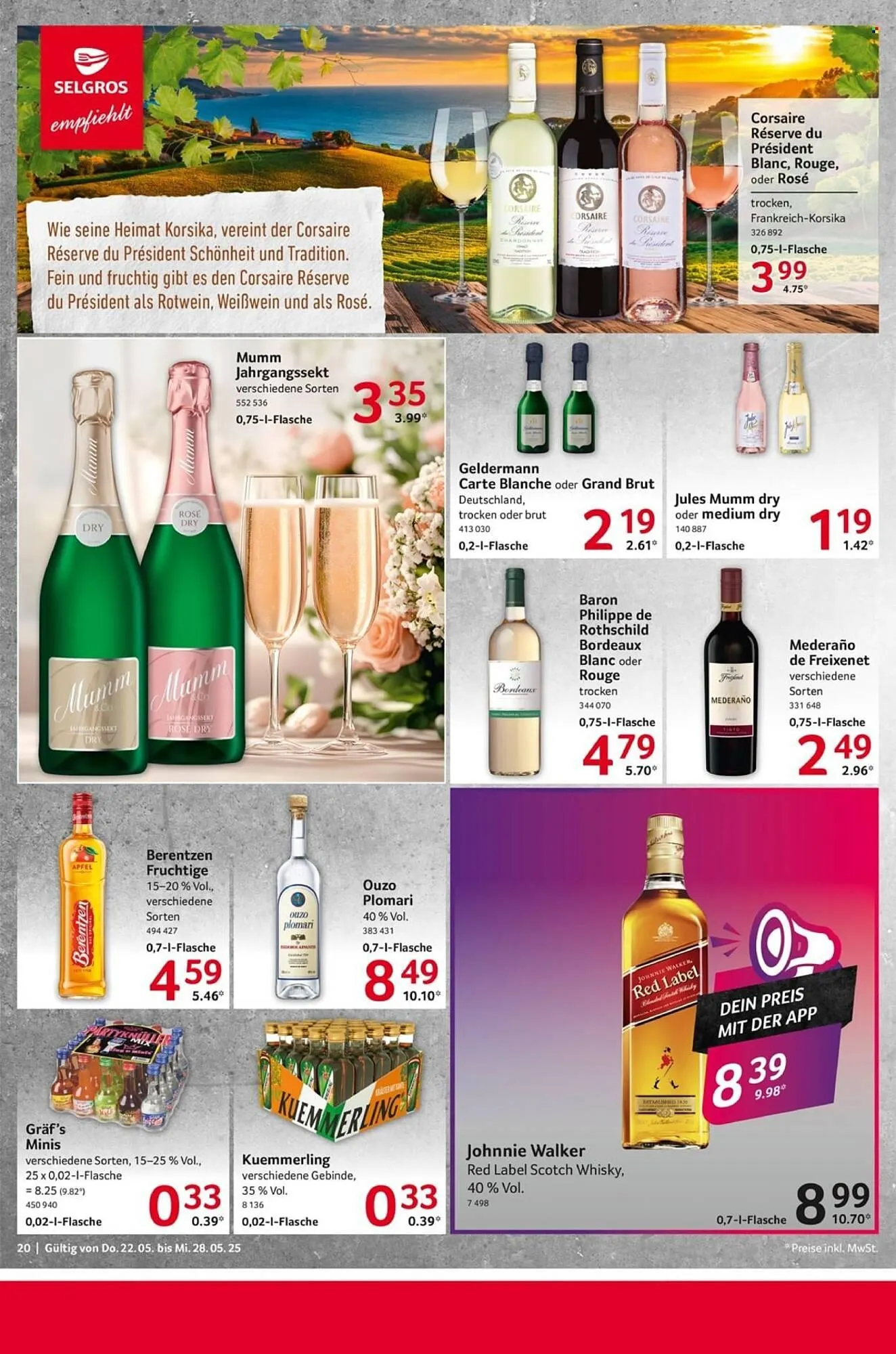 Selgros Prospekt von 22. Mai bis 28. Mai 2025 - Prospekt seite 20