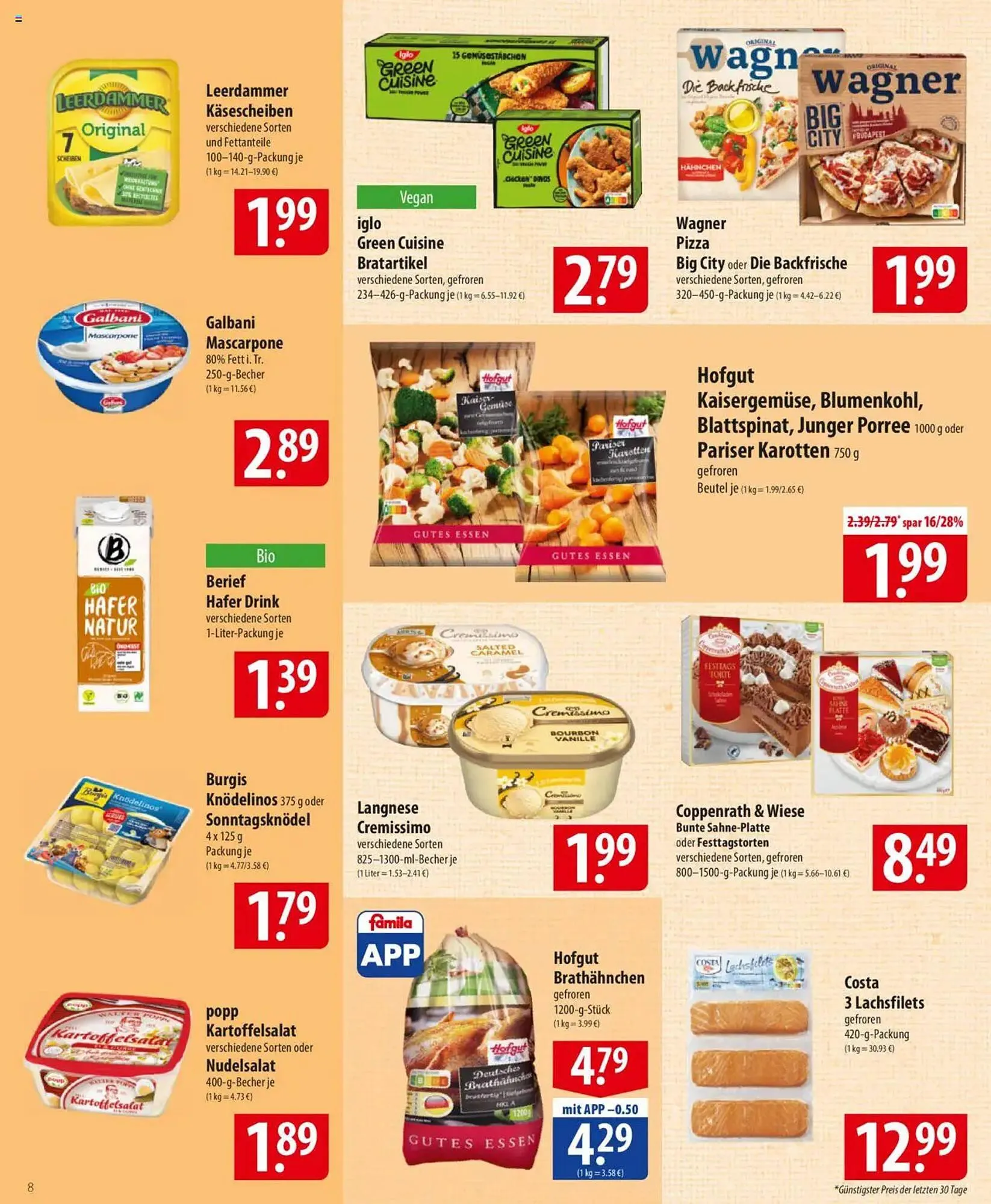 Famila Nord Ost Prospekt von 7. April bis 12. April 2025 - Prospekt seite 8