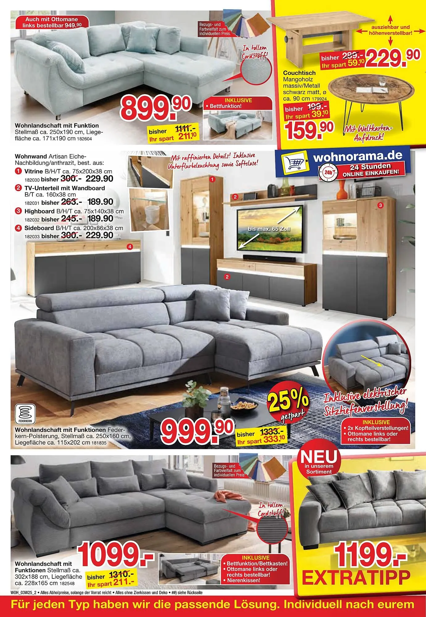 Wohnorama Prospekt von 26. März bis 28. März 2025 - Prospekt seite 2