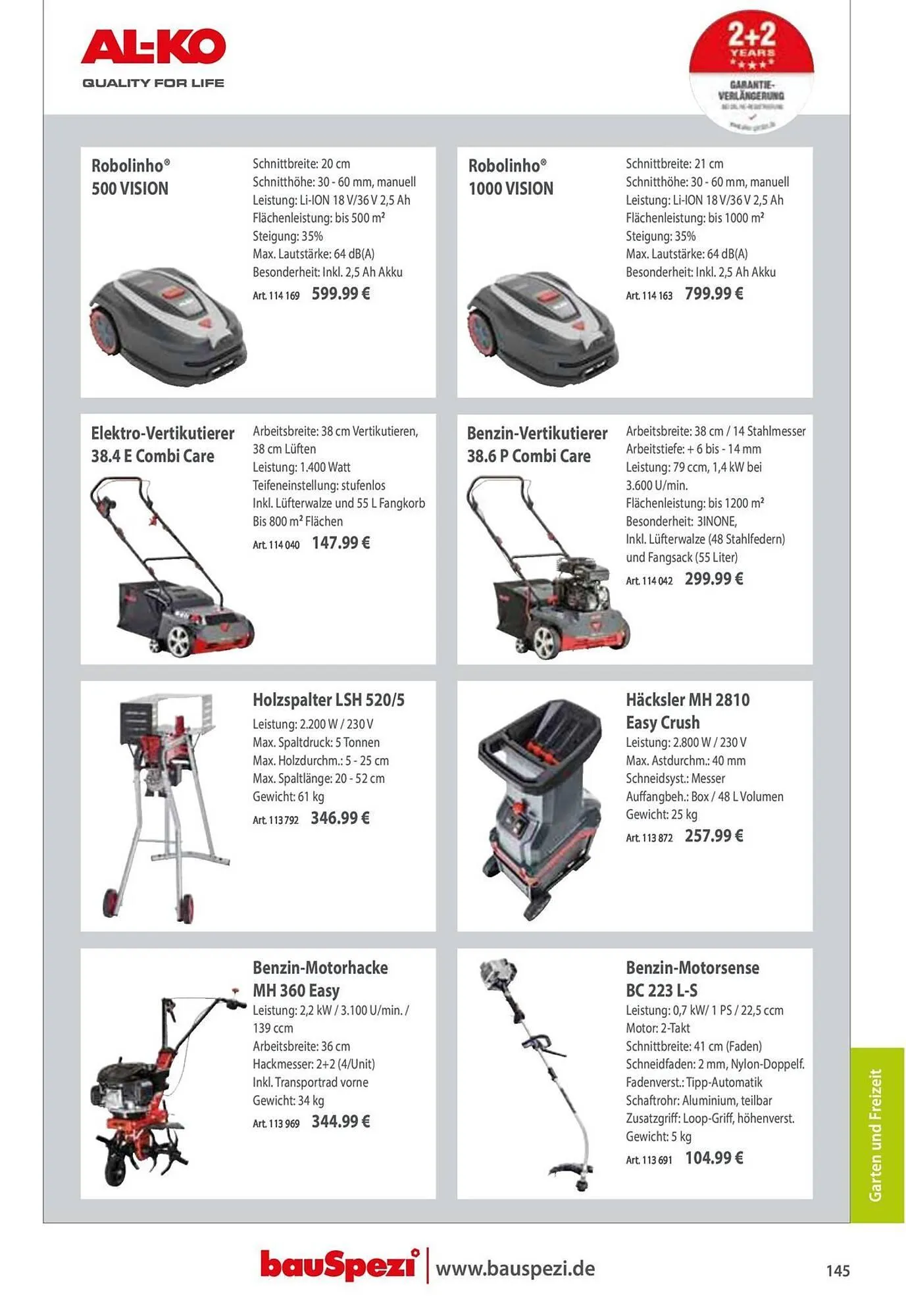 BauSpezi Prospekt von 15. April bis 31. Dezember 2026 - Prospekt seite 147