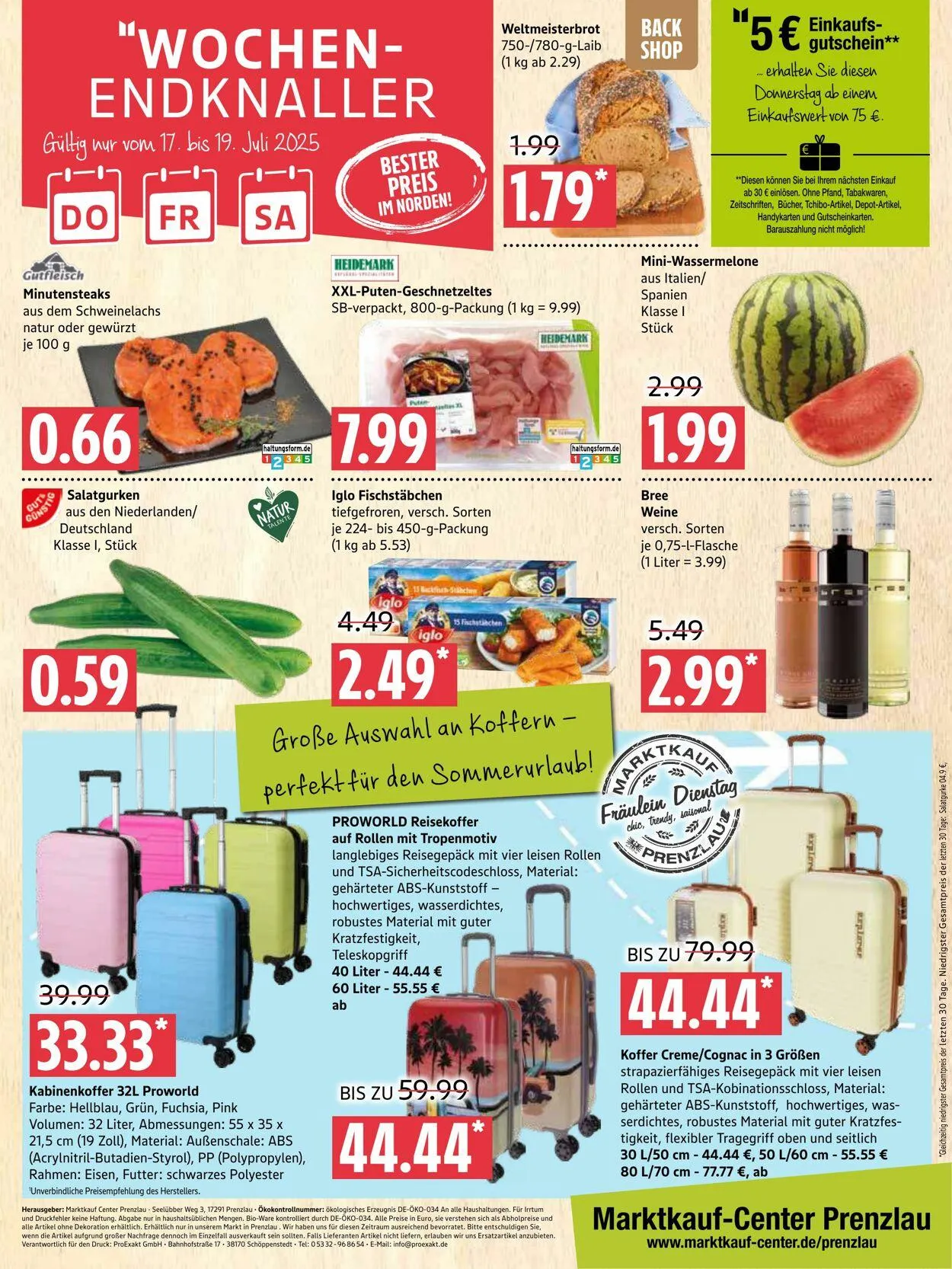 Marktkauf Aktueller Prospekt von 21. Juli bis 26. Juli 2025 - Prospekt seite 12