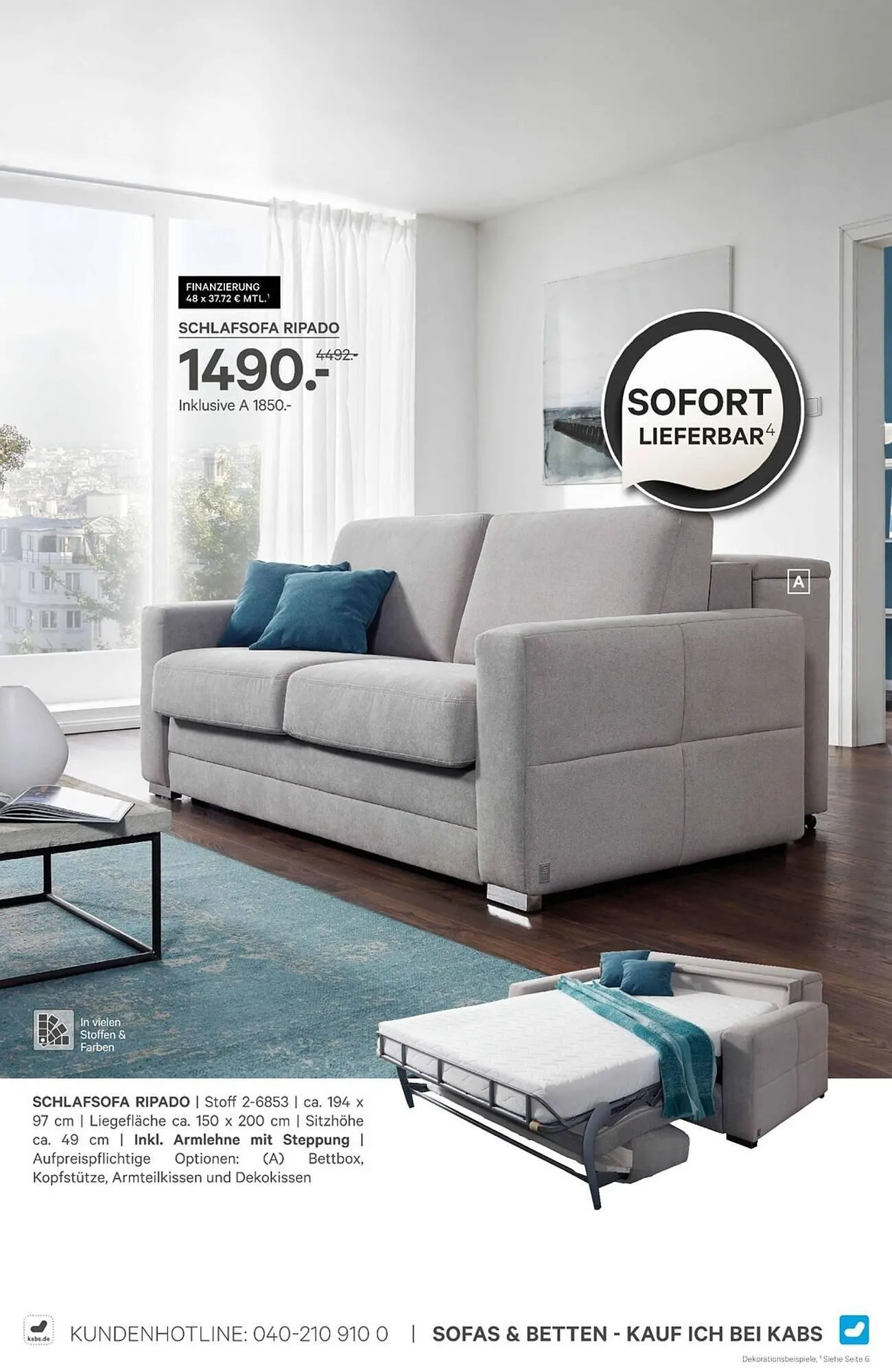 Kabs Polsterwelt Prospekt von 30. Januar bis 5. Februar 2026 - Prospekt seite 37
