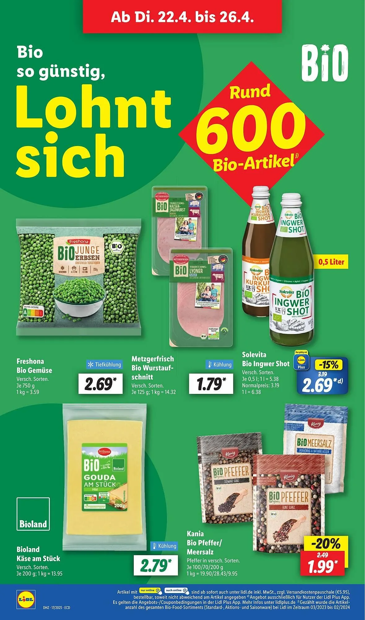Lidl Prospekt von 22. April bis 26. April 2025 - Prospekt seite 22