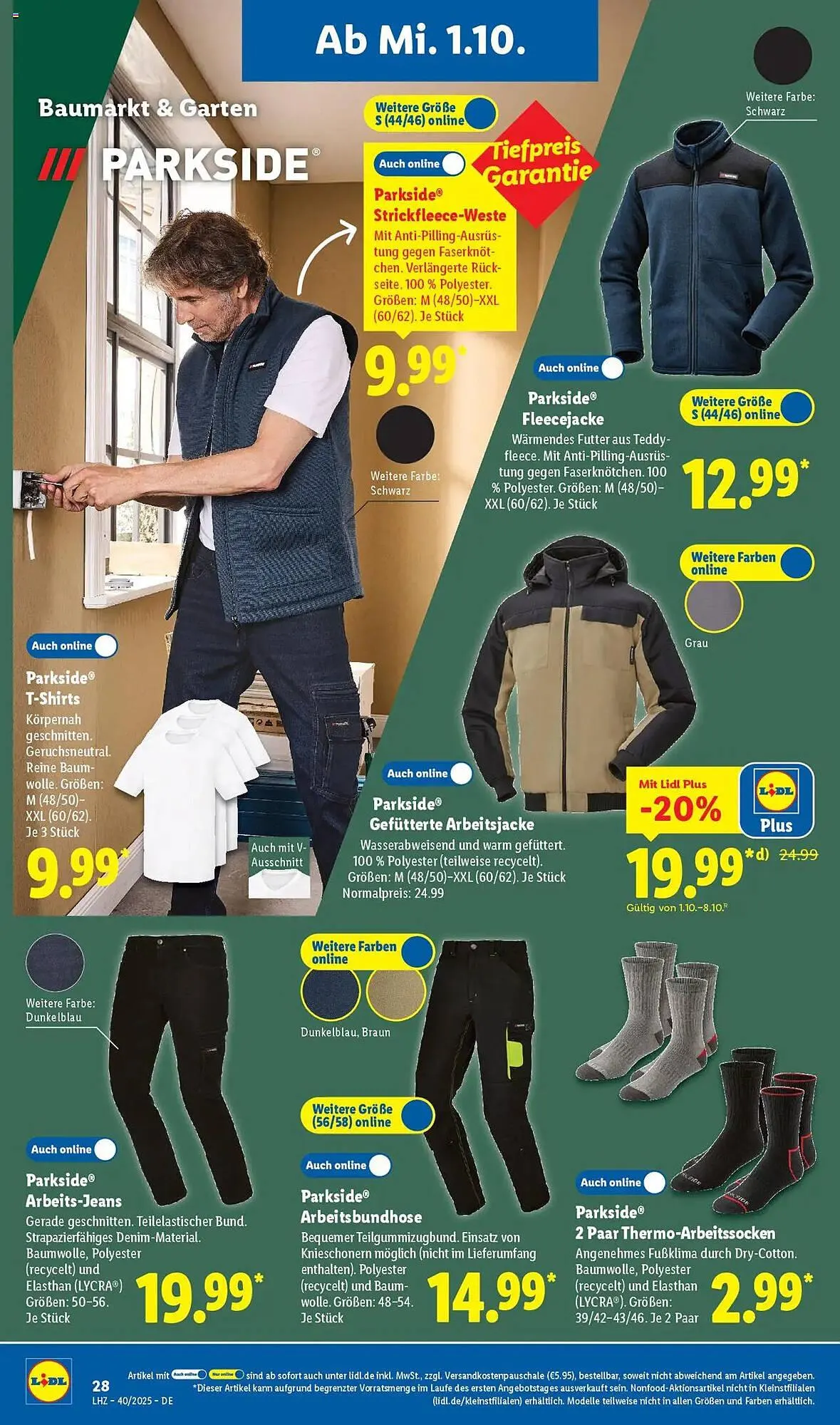 Lidl Prospekt von 29. September bis 4. Oktober 2025 - Prospekt seite 20