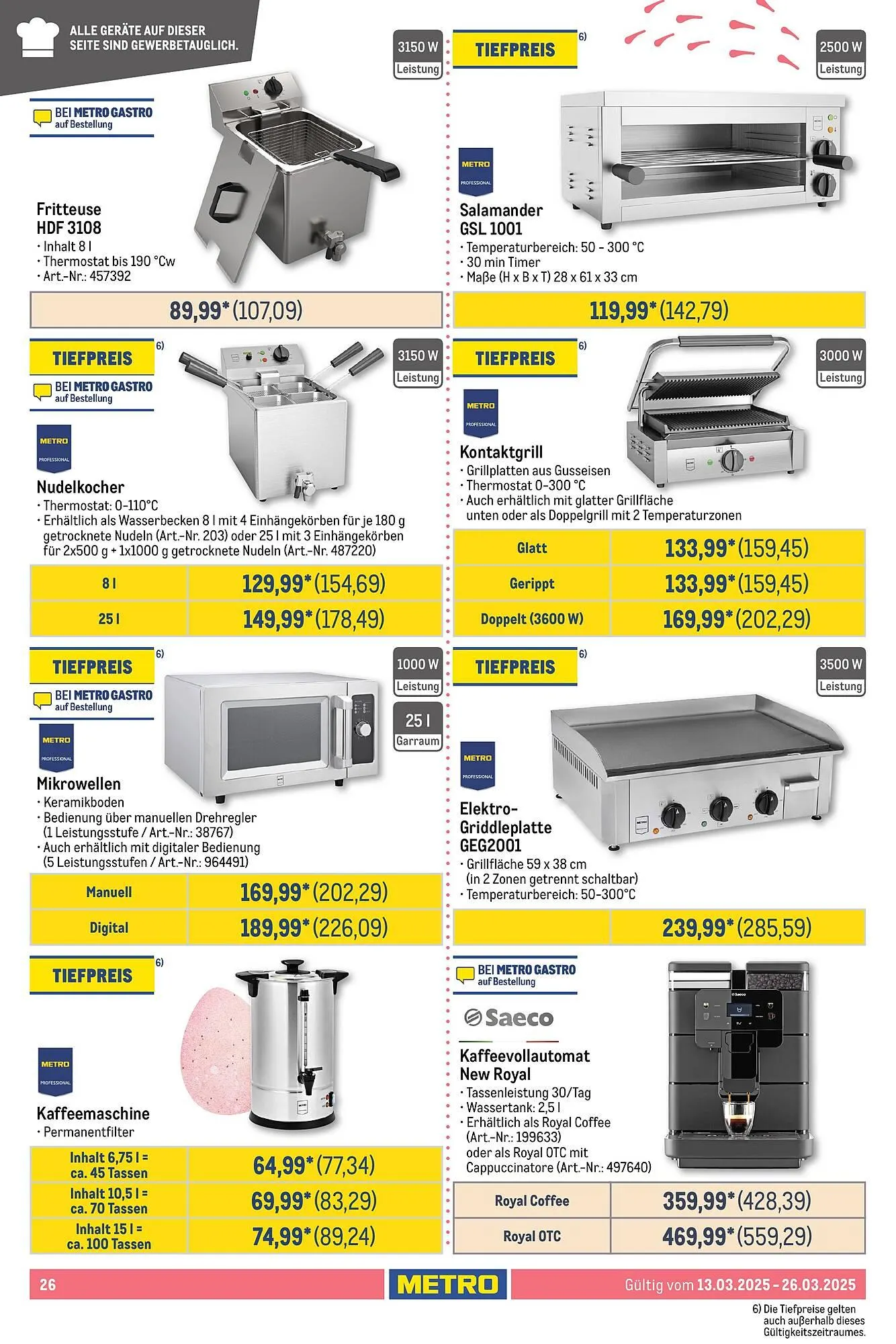 METRO Prospekt von 13. März bis 26. März 2025 - Prospekt seite 26