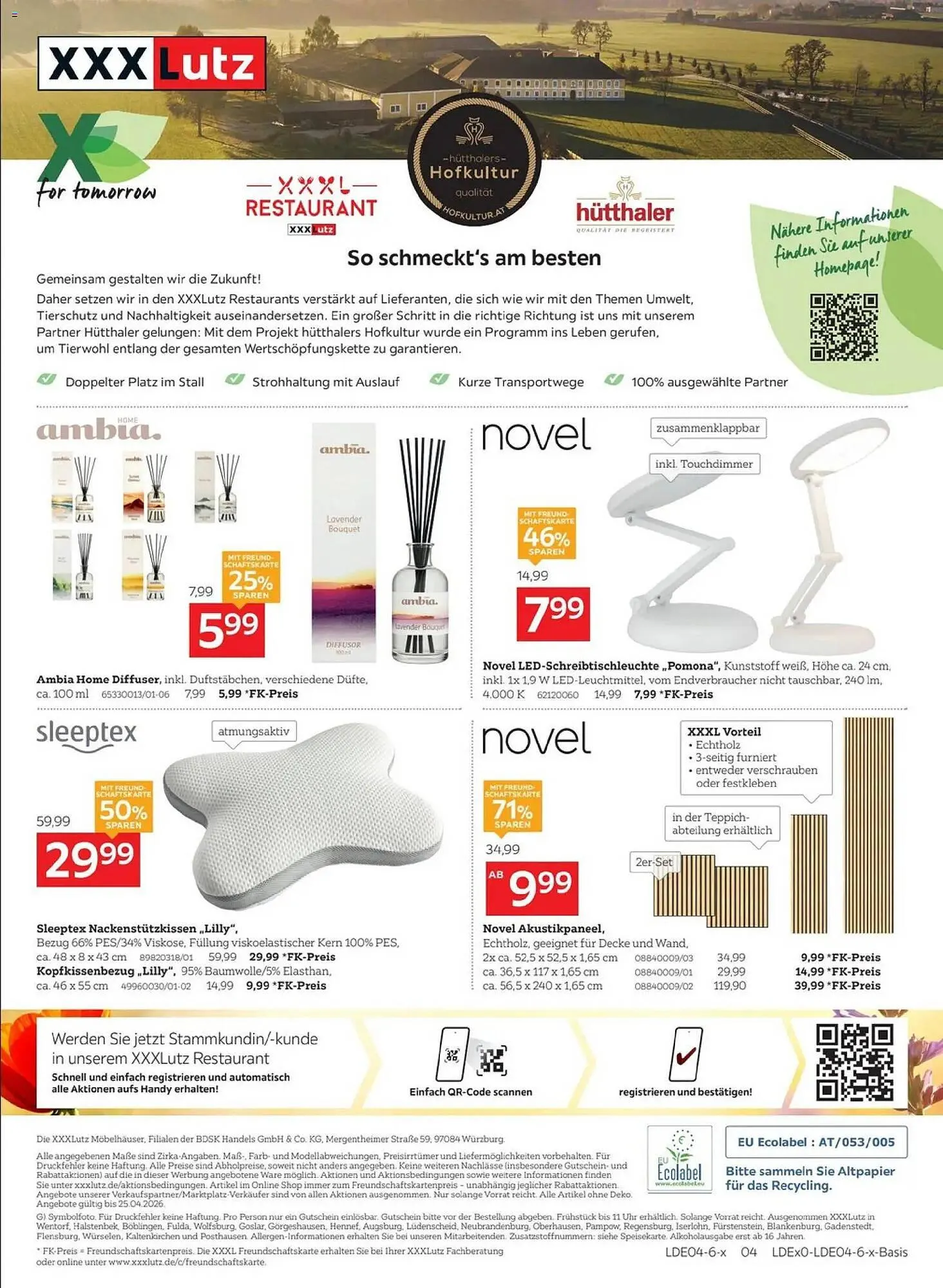 XXXLutz Prospekt von 9. April bis 25. April 2026 - Prospekt seite 16