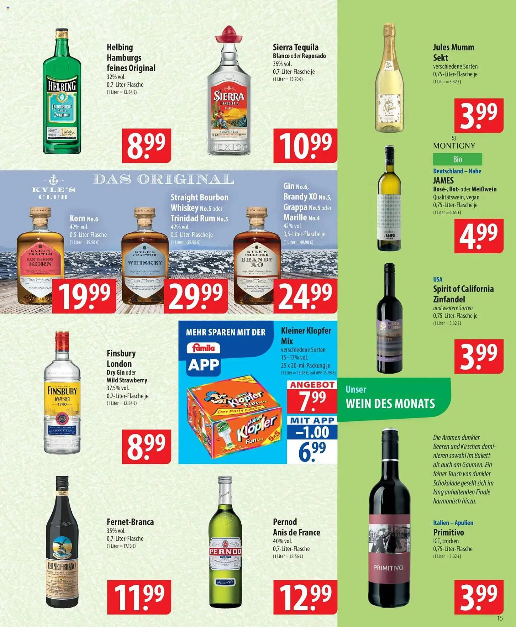 Famila Nord Ost Prospekt von 2. Februar bis 7. Februar 2026 - Prospekt seite 15