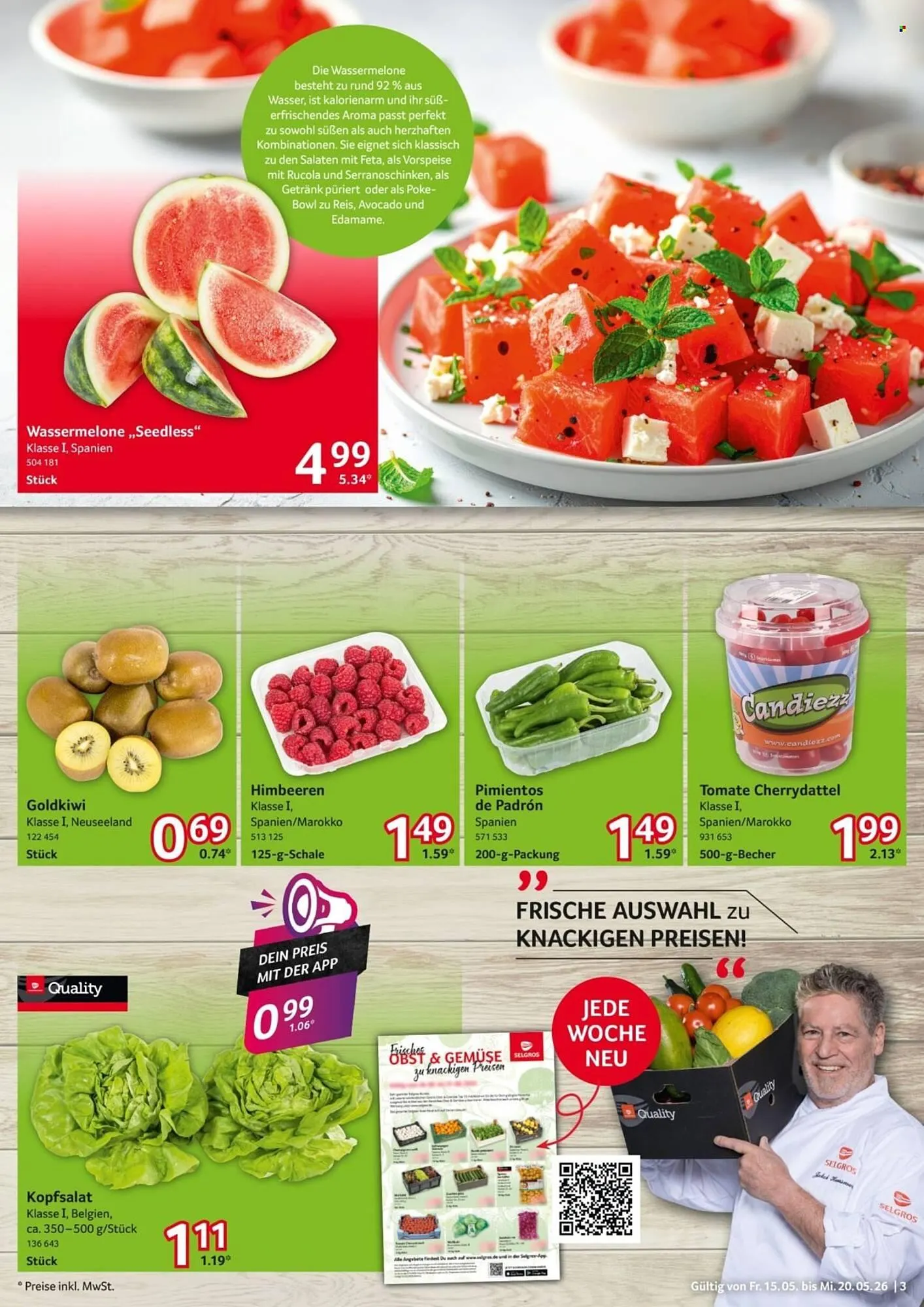 Selgros Prospekt von 15. Mai bis 20. Mai 2026 - Prospekt seite 3
