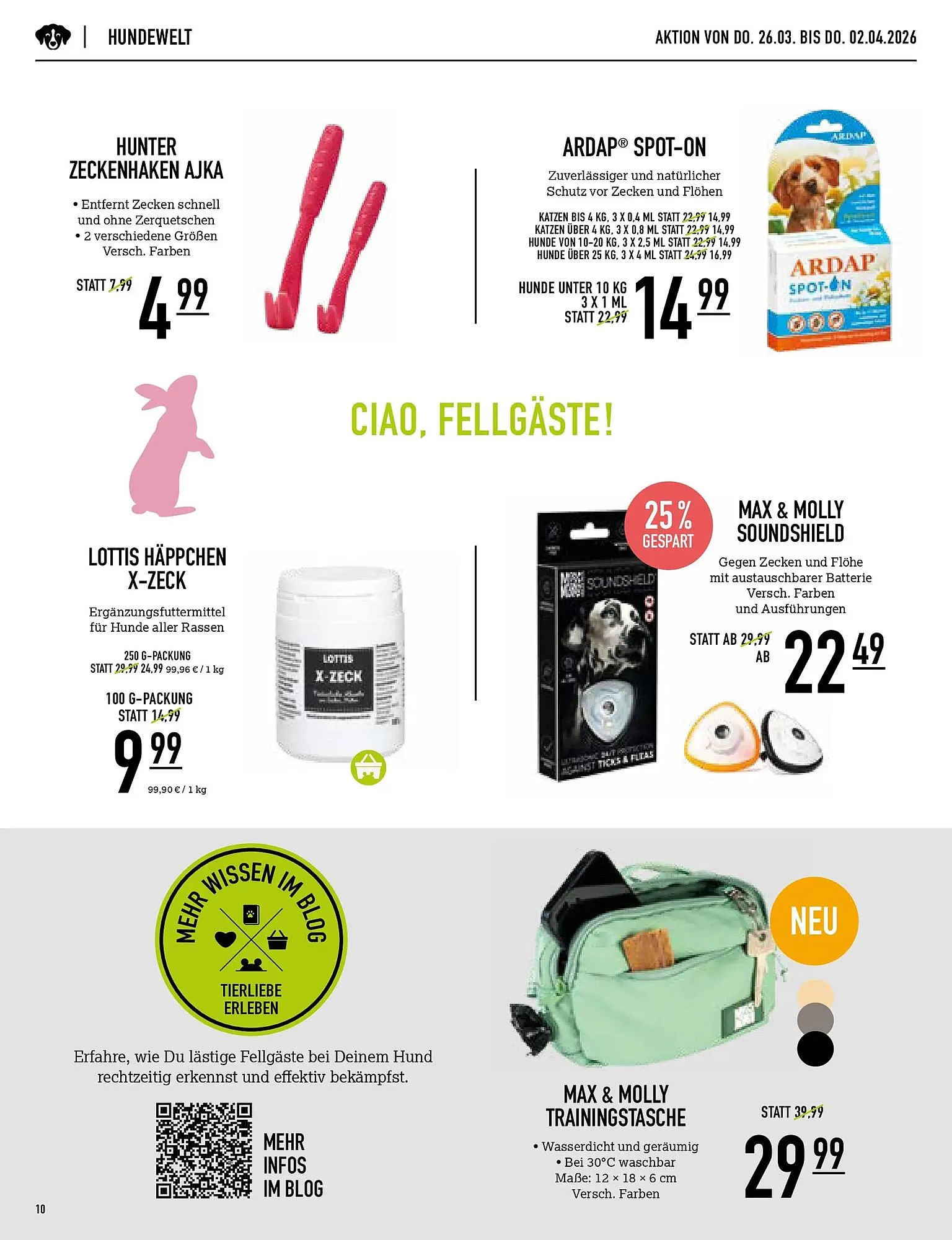 Kölle Zoo Prospekt von 25. März bis 2. April 2026 - Prospekt seite 10