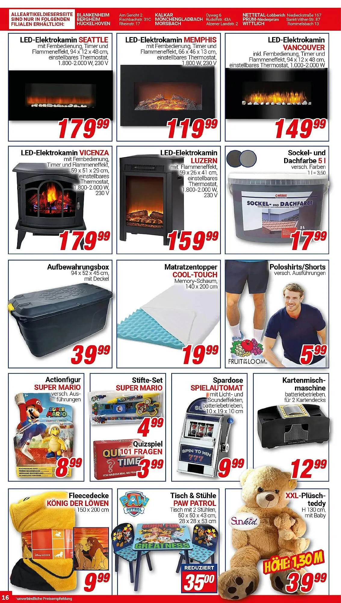 CENTERSHOP Prospekt von 14. April bis 19. April 2025 - Prospekt seite 16