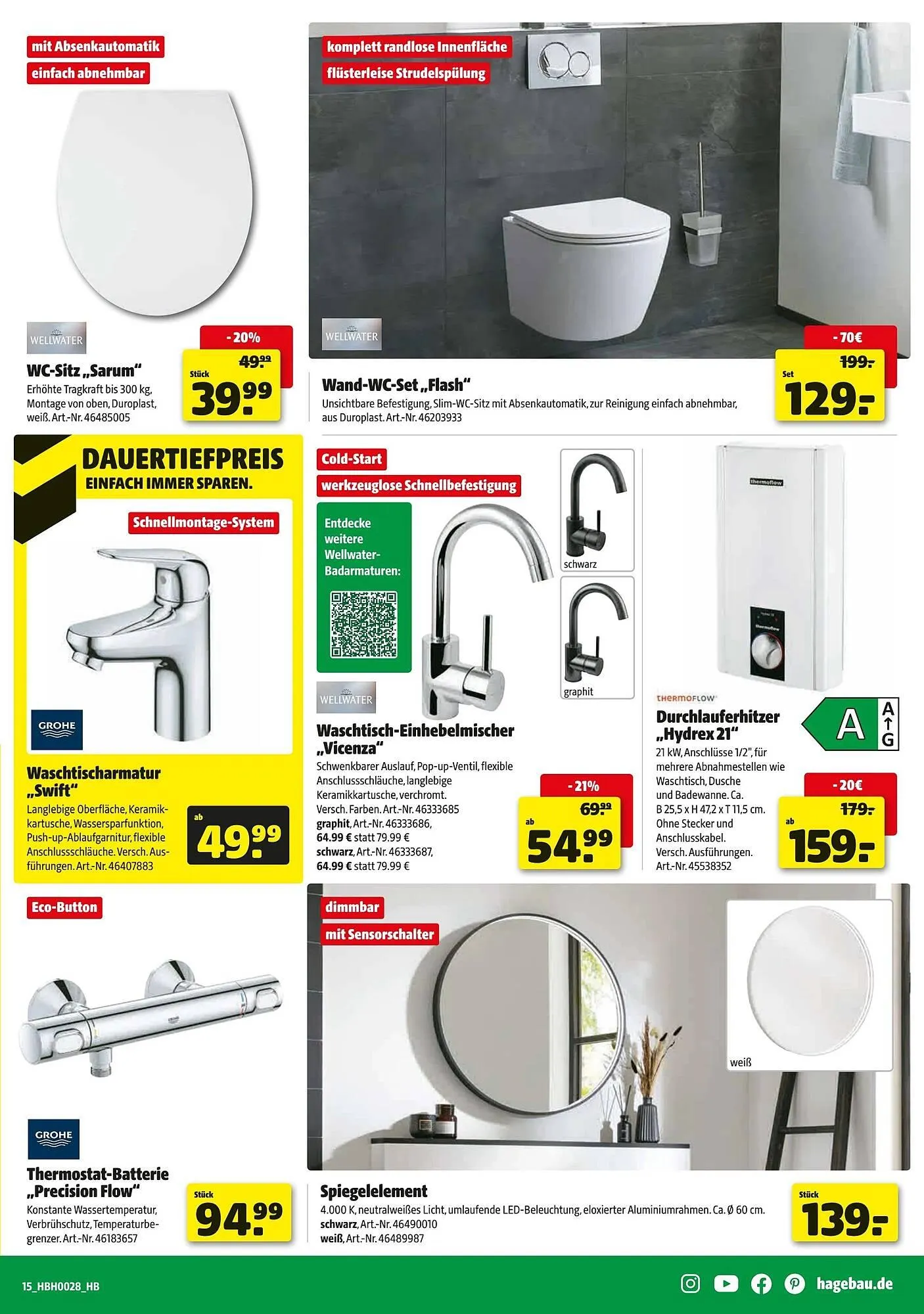 Hagebau Prospekt von 5. Juli bis 13. Juli 2025 - Prospekt seite 15