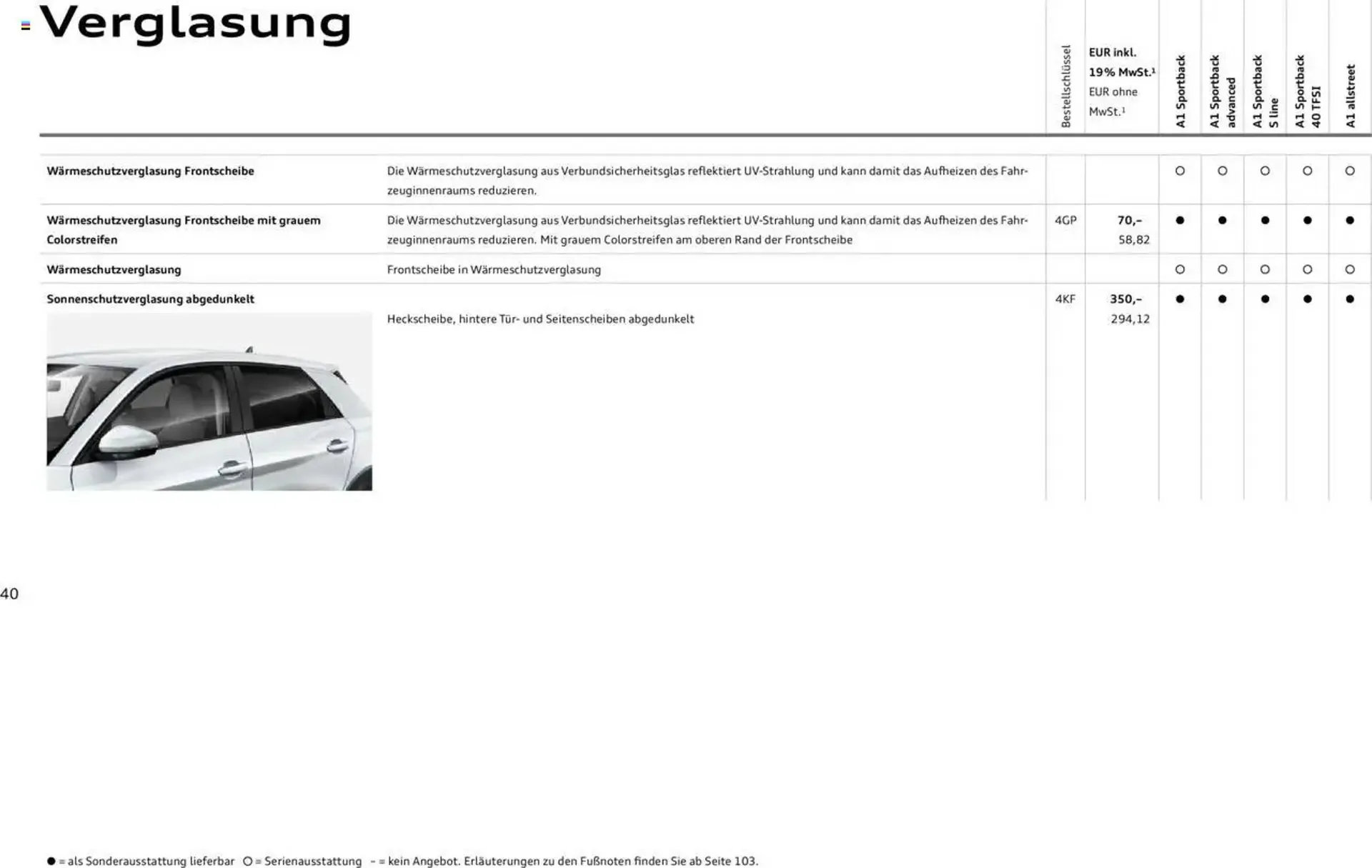 Audi Prospekt von 29. Januar bis 9. Januar 2026 - Prospekt seite 40