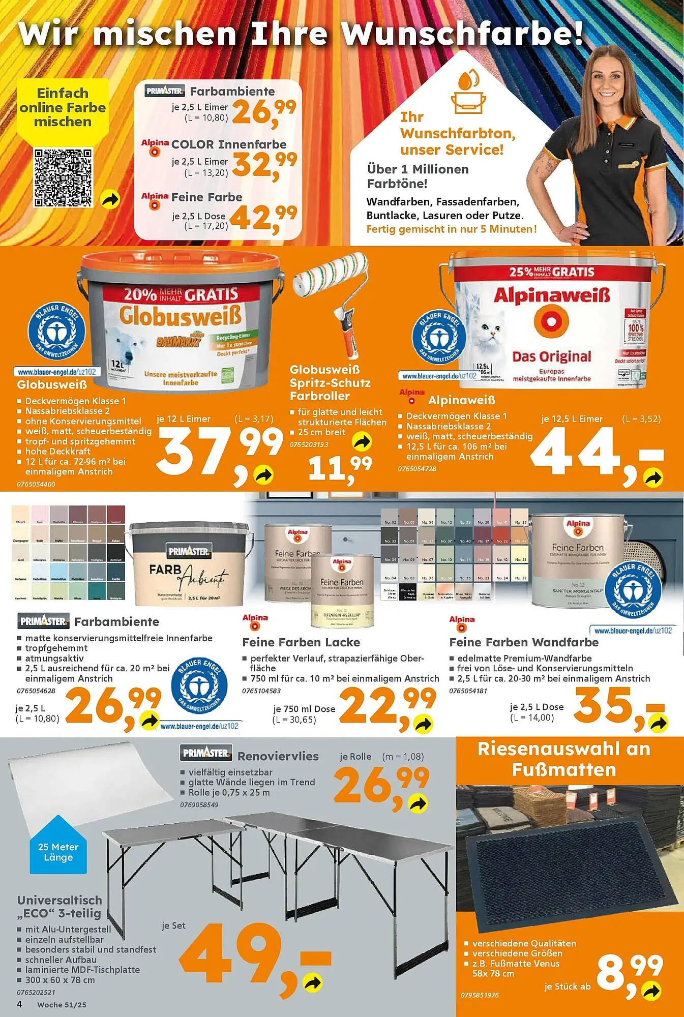 Globus Baumarkt Prospekt von 14. Dezember bis 20. Dezember 2025 - Prospekt seite 4