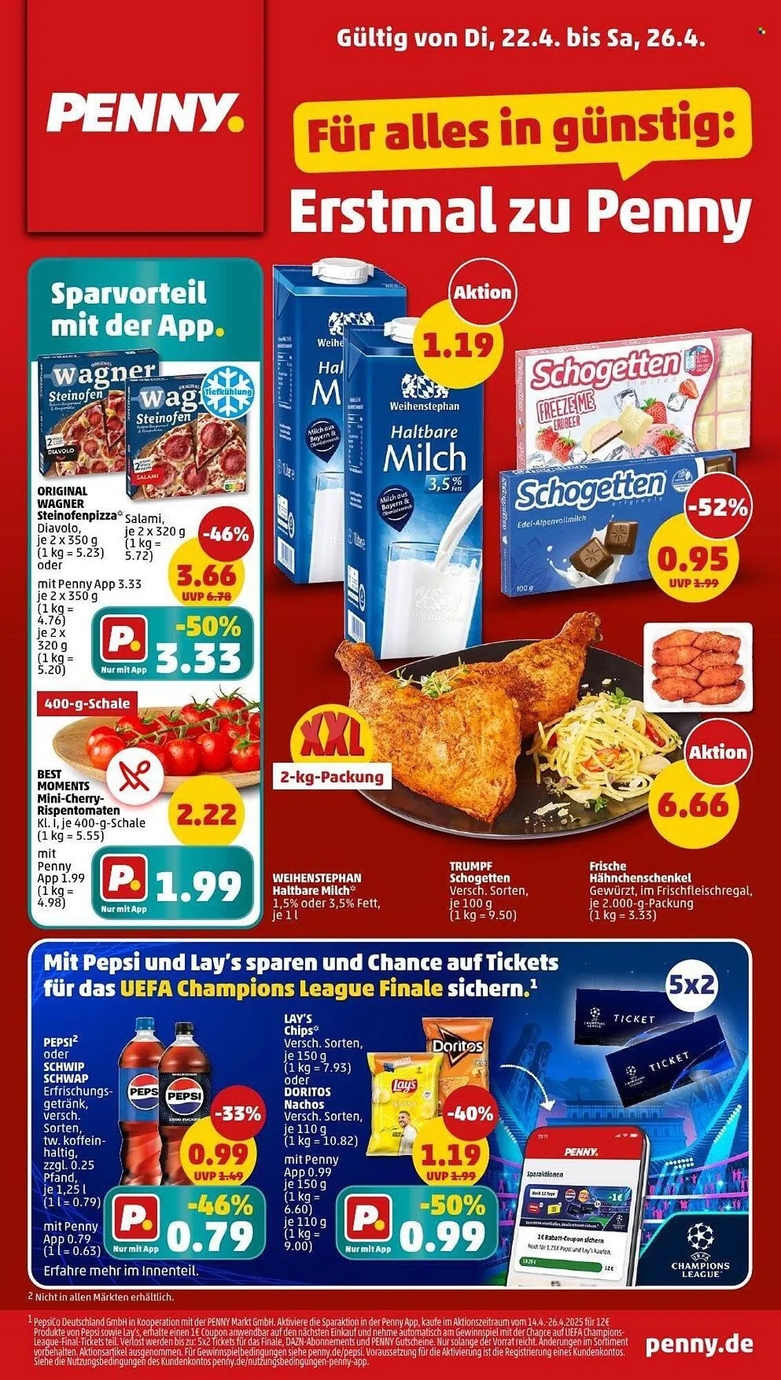 PENNY Prospekt von 22. April bis 26. April 2025 - Prospekt seite 1