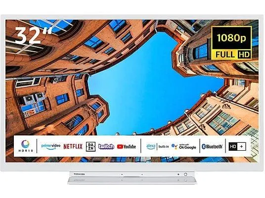 TOSHIBA 32LK3C64DAW LED TV (Flat, 32 Zoll / 80 cm, Full-HD, SMART TV)