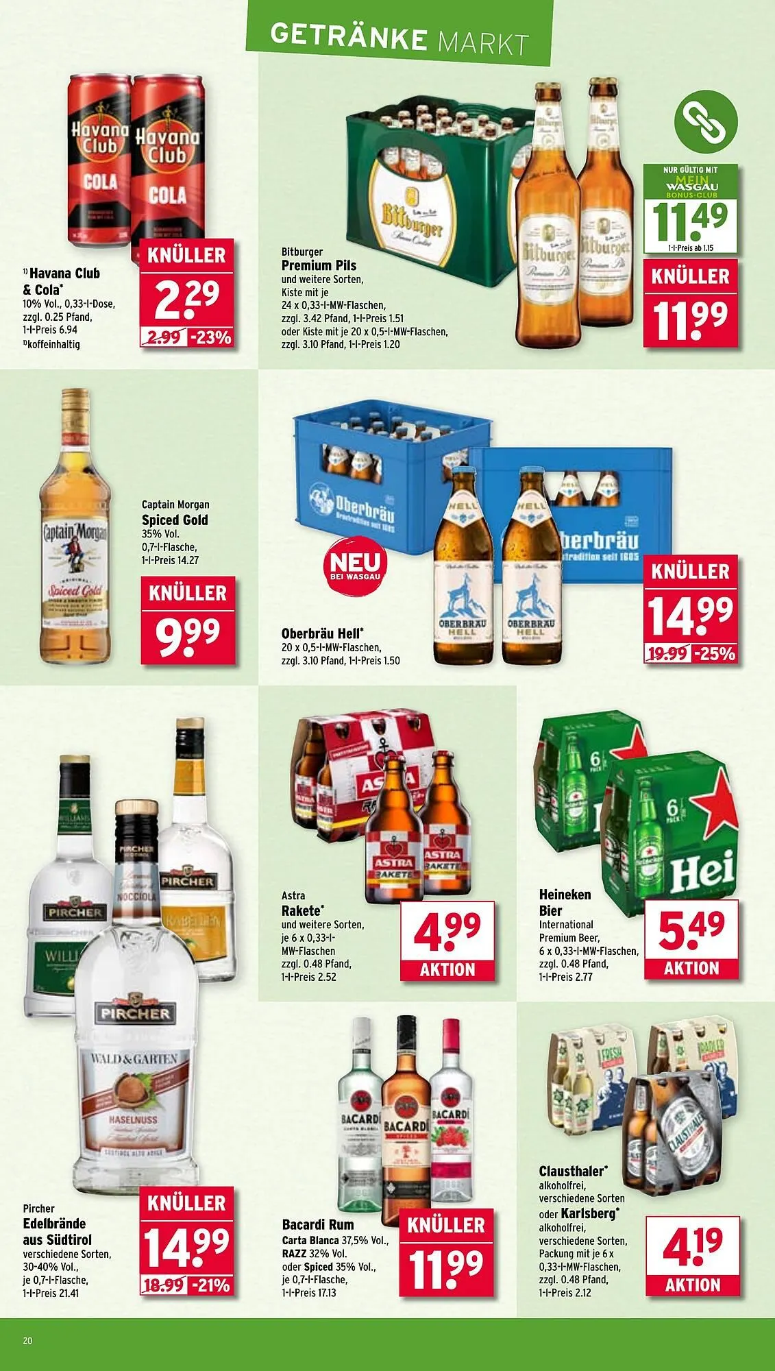 Wasgau Prospekt von 11. August bis 16. August 2025 - Prospekt seite 20