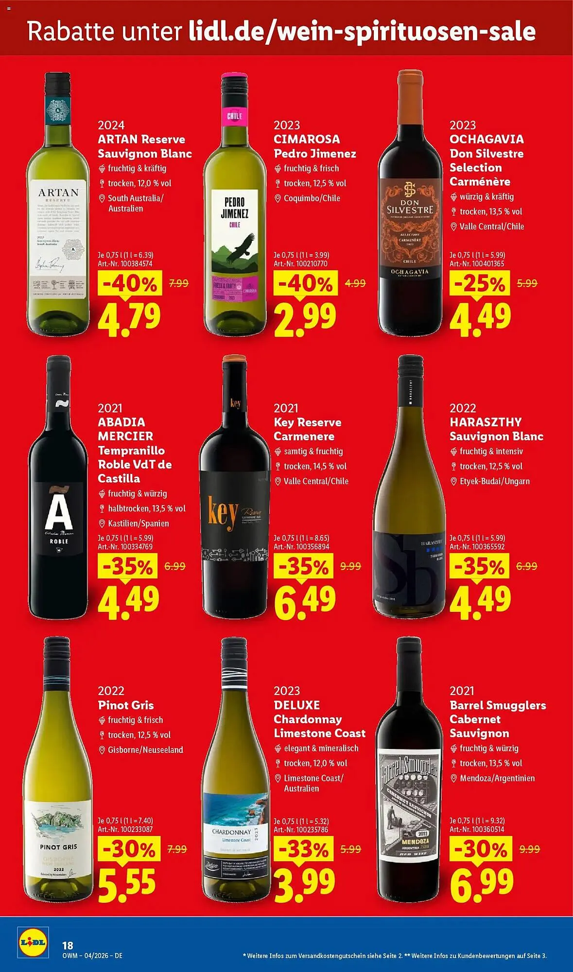 Lidl Prospekt von 1. April bis 30. April 2026 - Prospekt seite 18