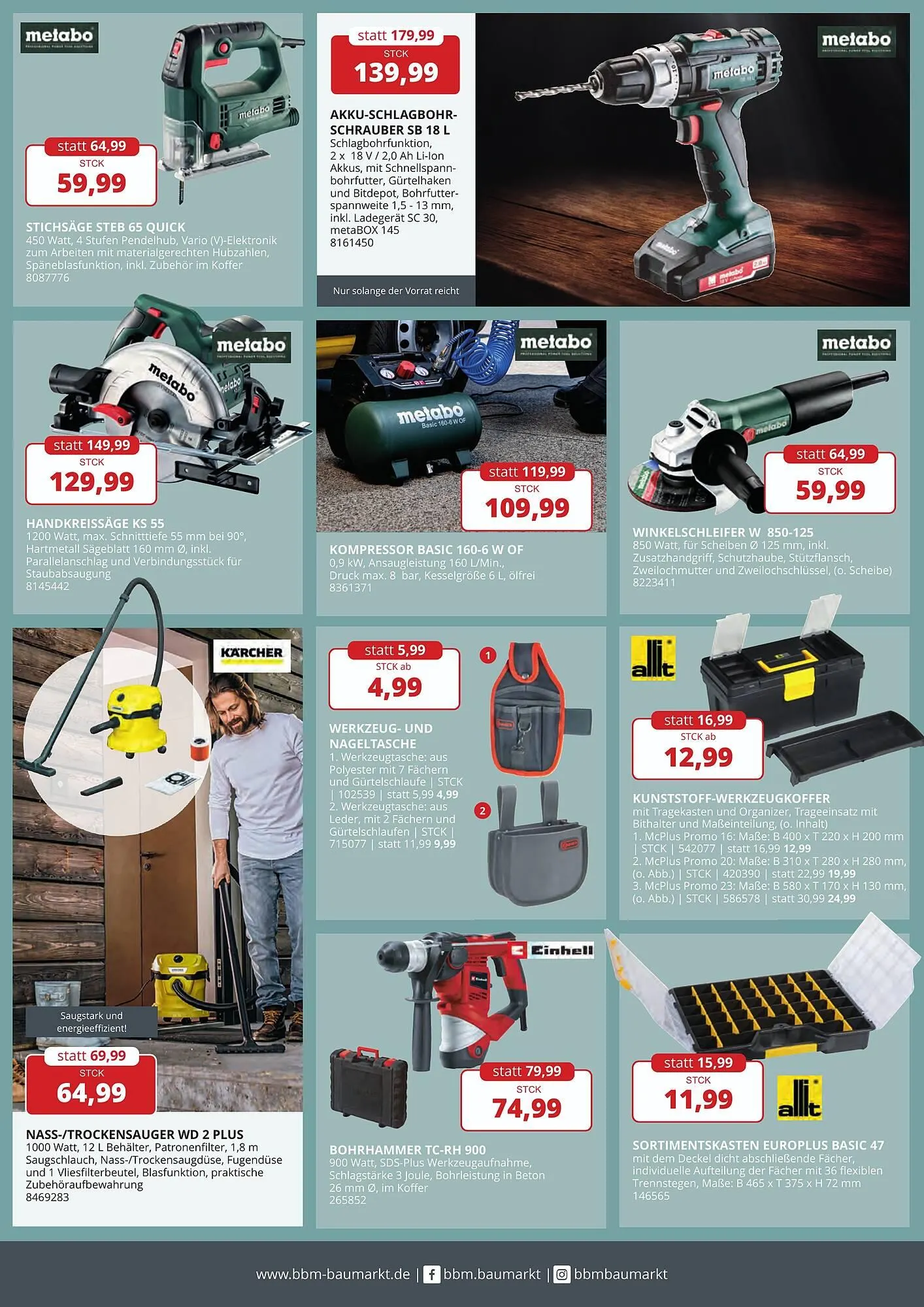 BBM Baumarkt Prospekt von 13. Januar bis 18. Januar 2025 - Prospekt seite 6