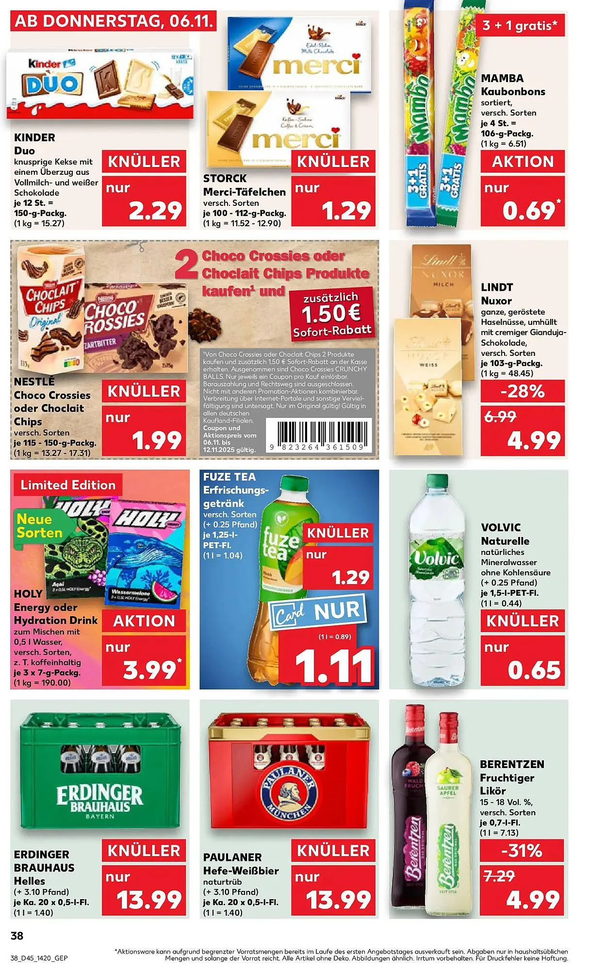 Kaufland Prospekt von 9. November bis 12. November 2025 - Prospekt seite 38