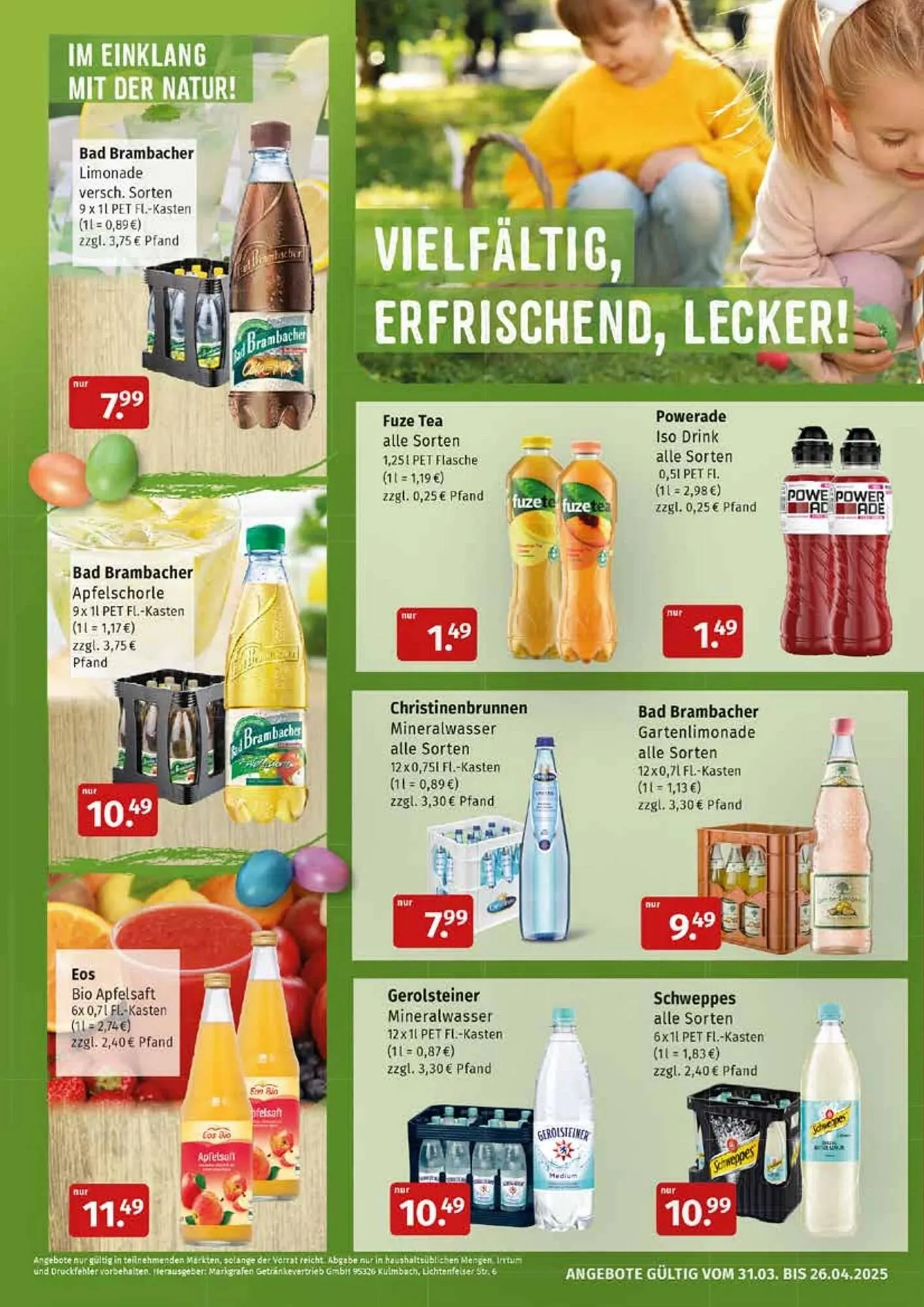 Markgrafen Prospekt von 31. März bis 27. April 2025 - Prospekt seite 6