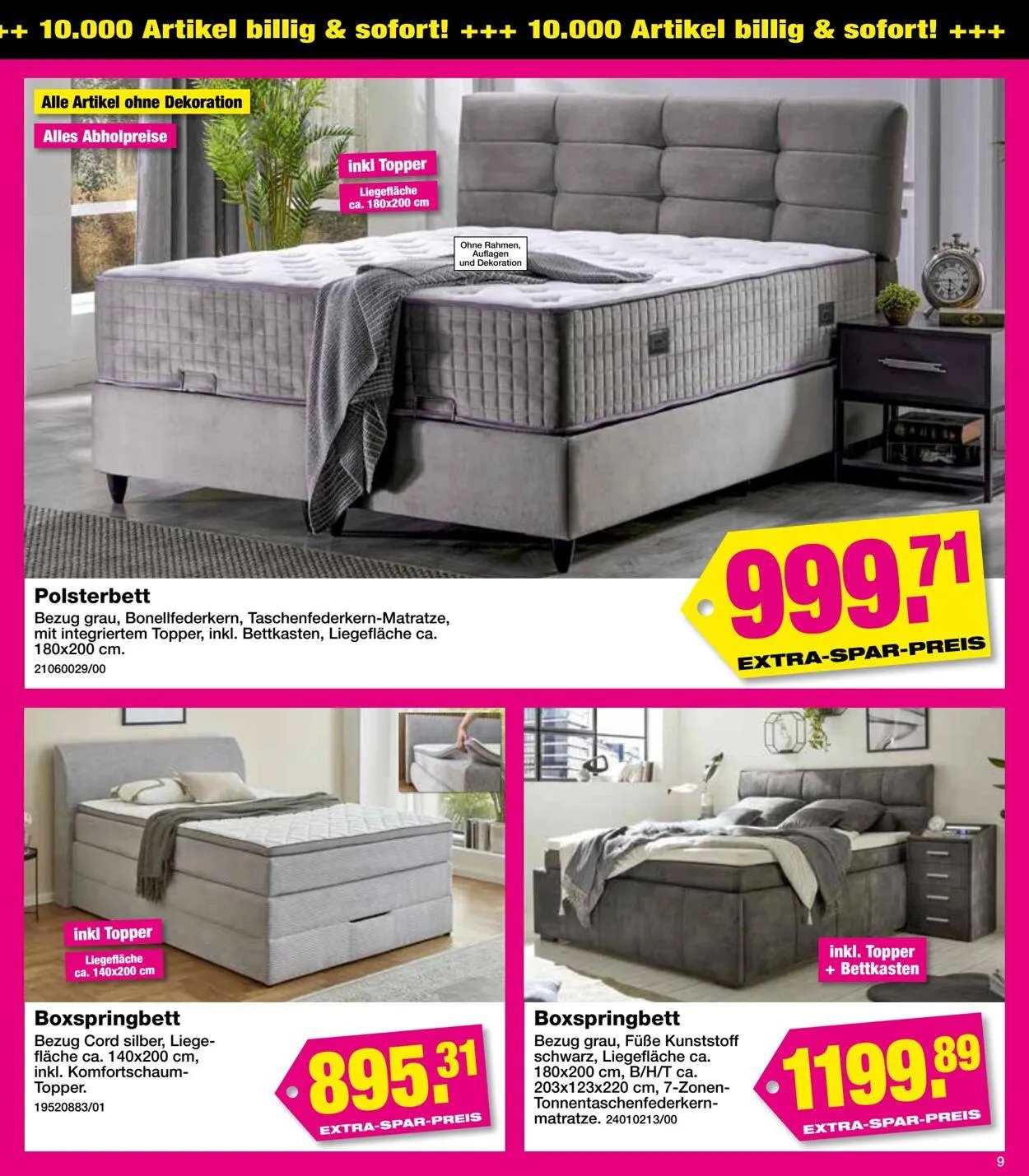 Sommerlad Aktueller Prospekt von 2. Juni bis 14. Juni 2025 - Prospekt seite 9