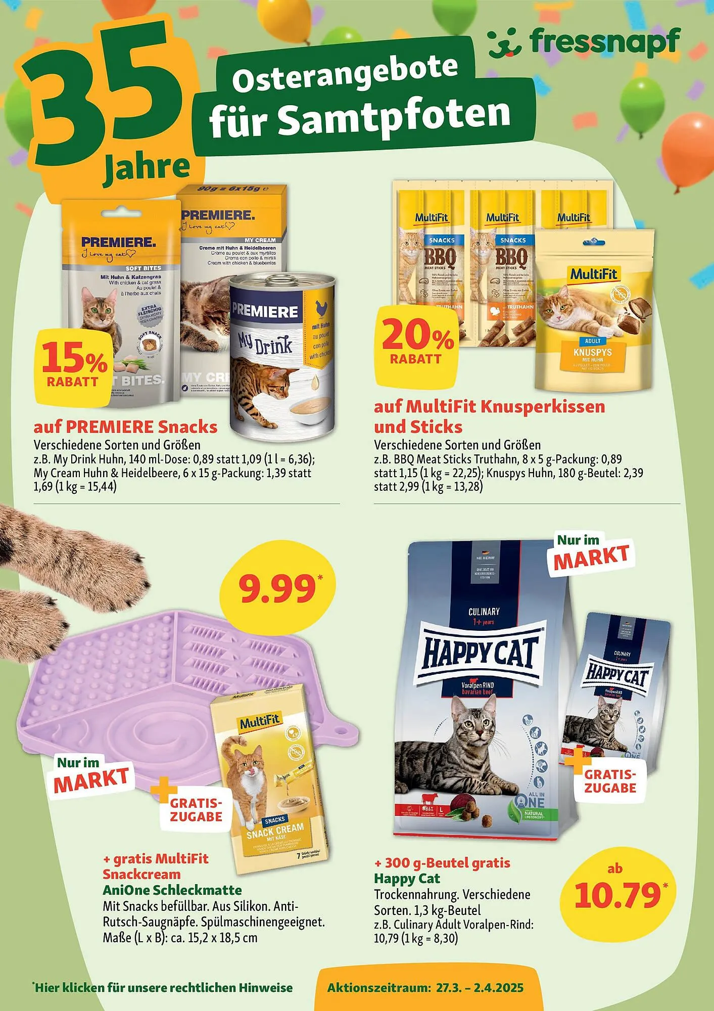 Fressnapf Prospekt von 26. März bis 2. April 2025 - Prospekt seite 4