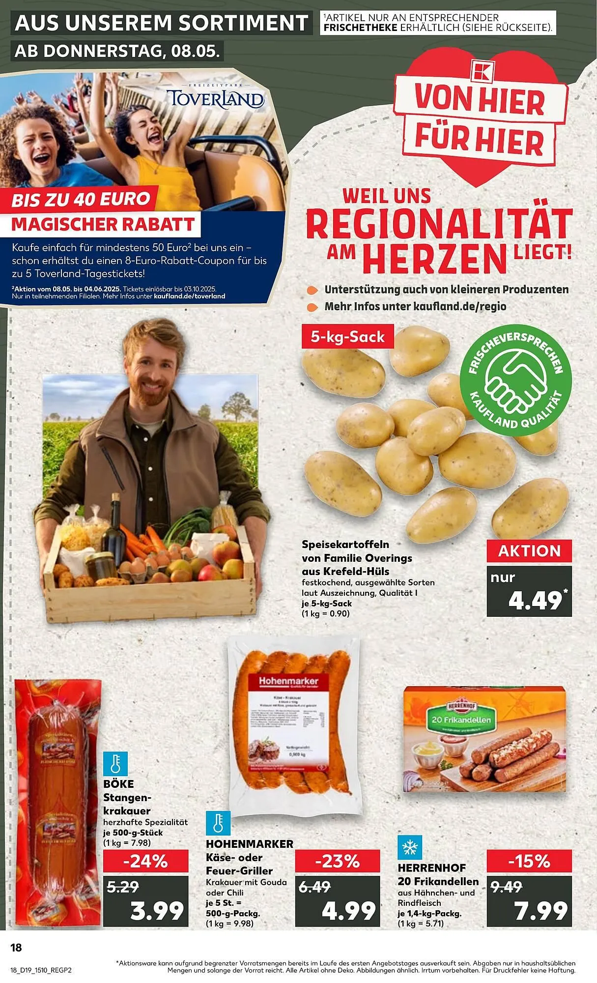 Kaufland Prospekt von 8. Mai bis 14. Mai 2025 - Prospekt seite 18