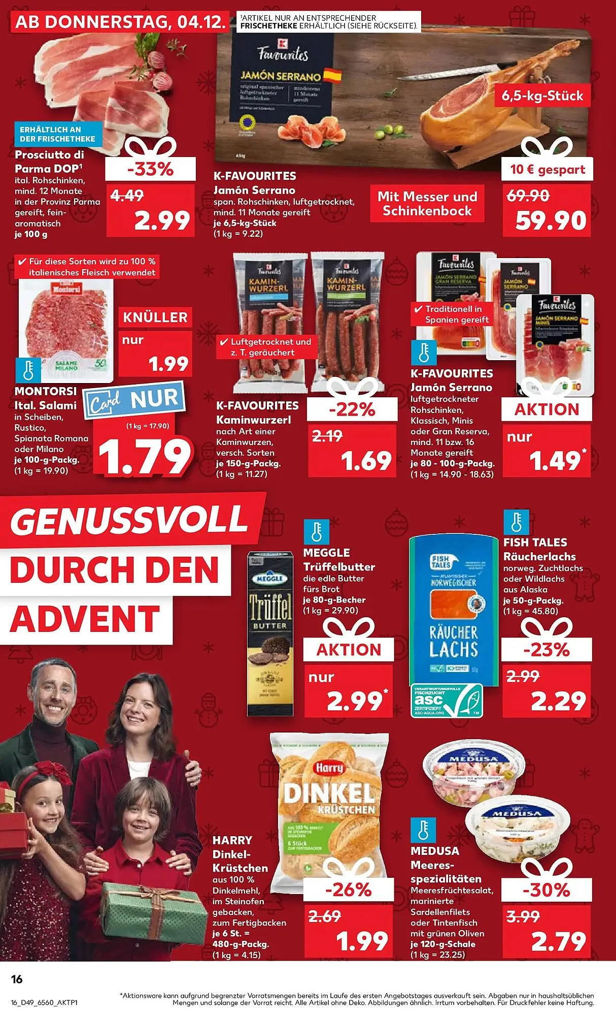 Kaufland Prospekt von 7. Dezember bis 10. Dezember 2025 - Prospekt seite 16