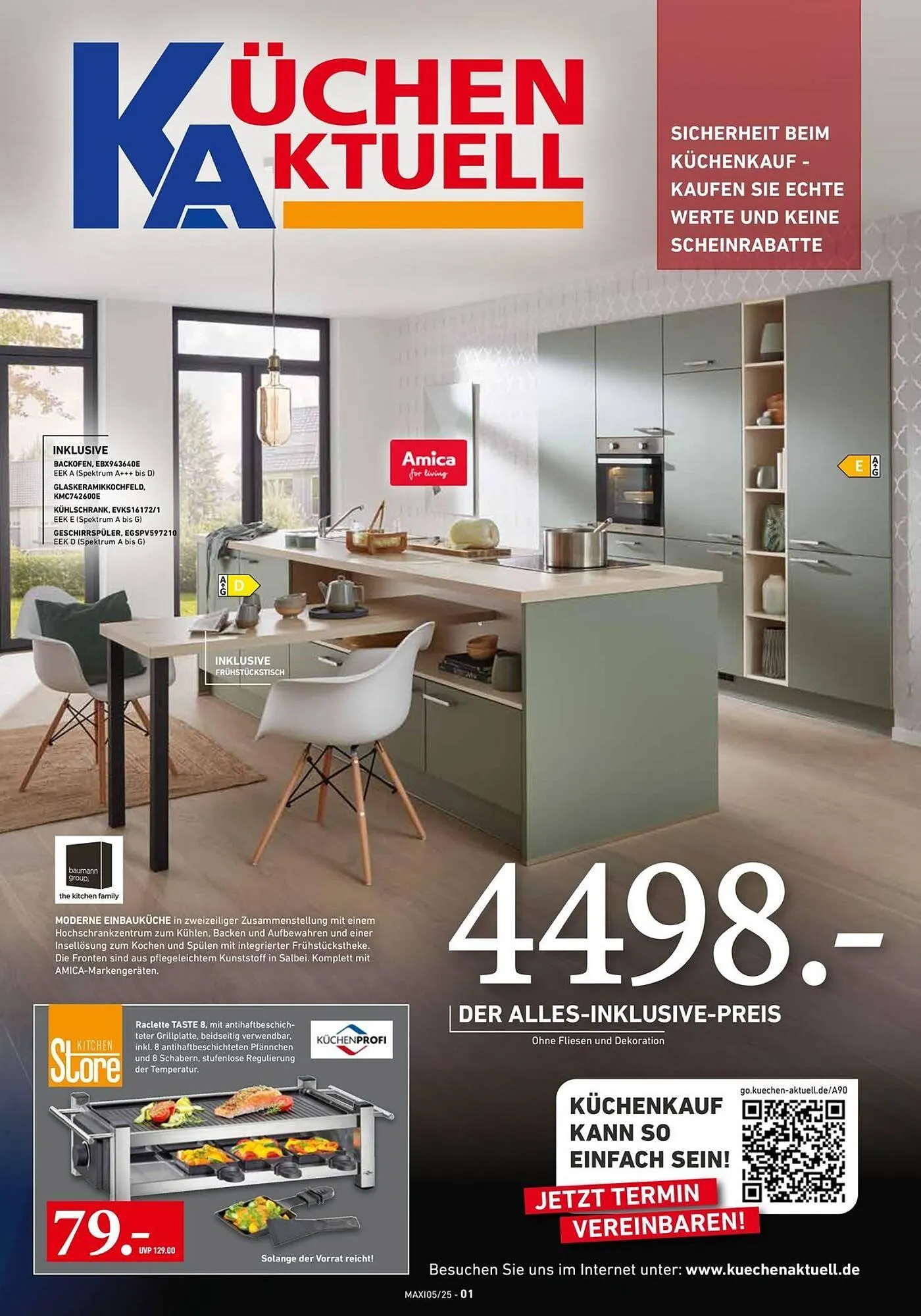 Küchen Aktuell Prospekt von 17. November bis 8. Februar 2026 - Prospekt seite 1