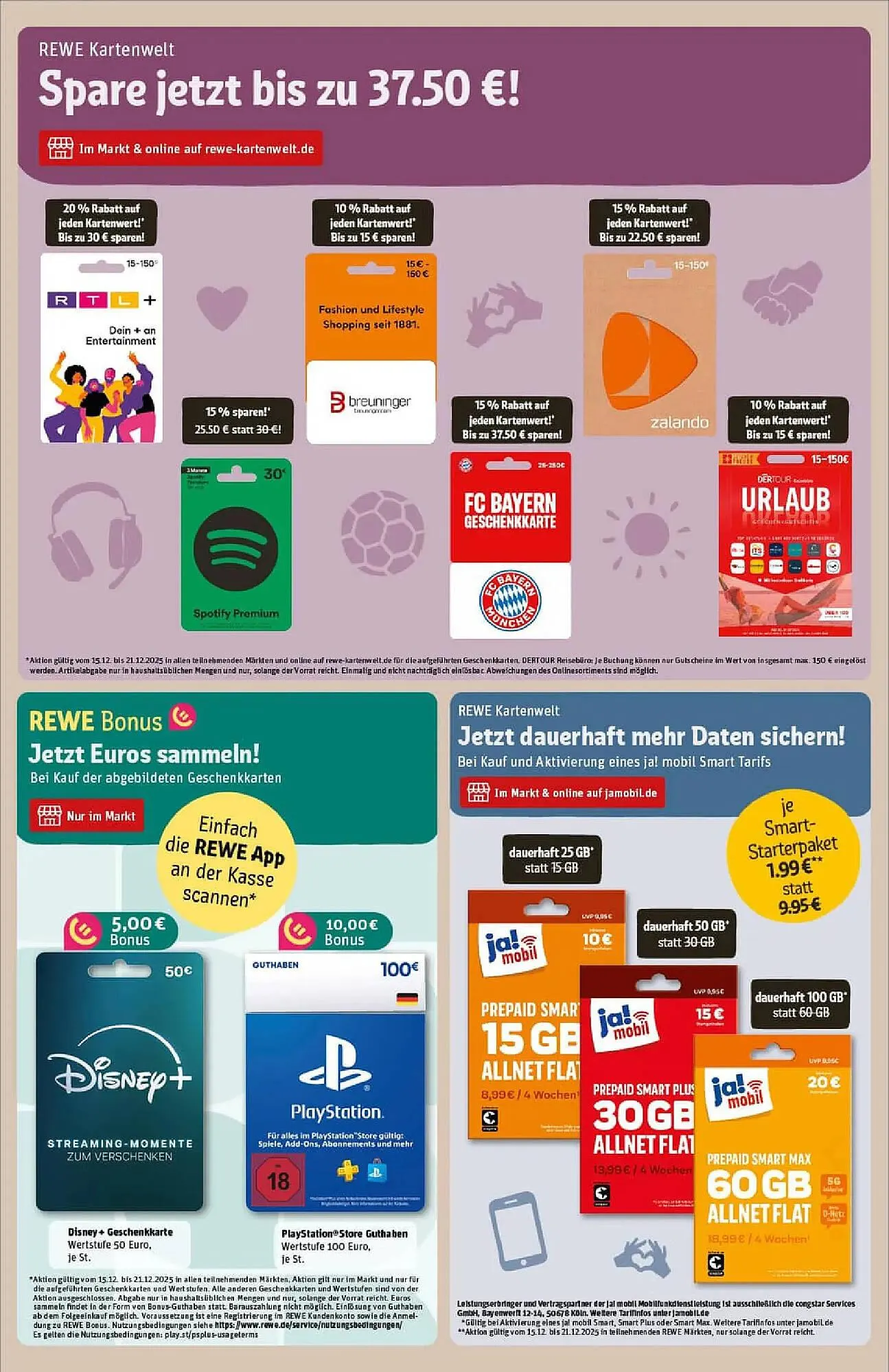 REWE Prospekt von 14. Dezember bis 21. Dezember 2025 - Prospekt seite 22